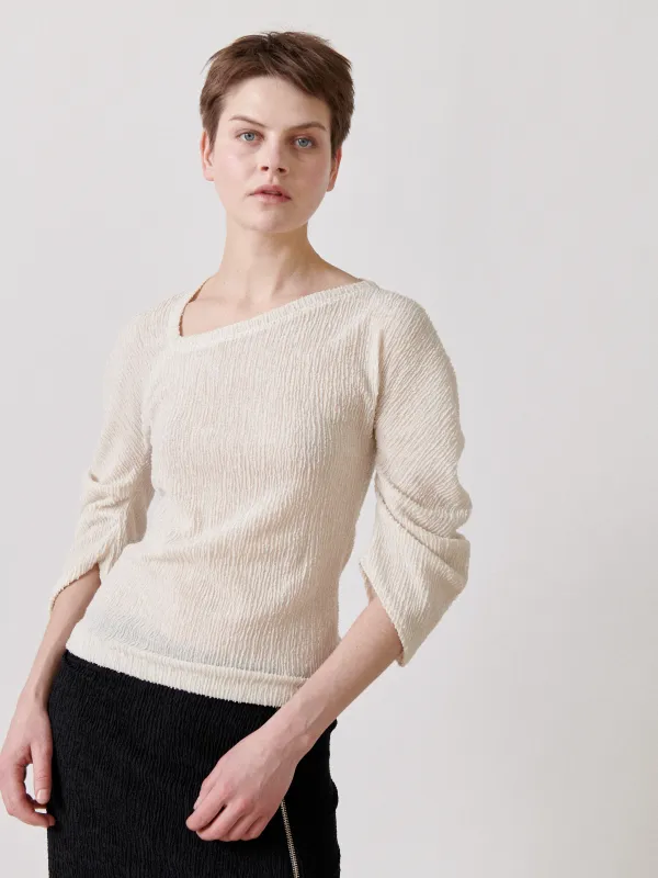 Long-Sleeved Off Kilter Top Sample sold by Zero + Maria Cornejo