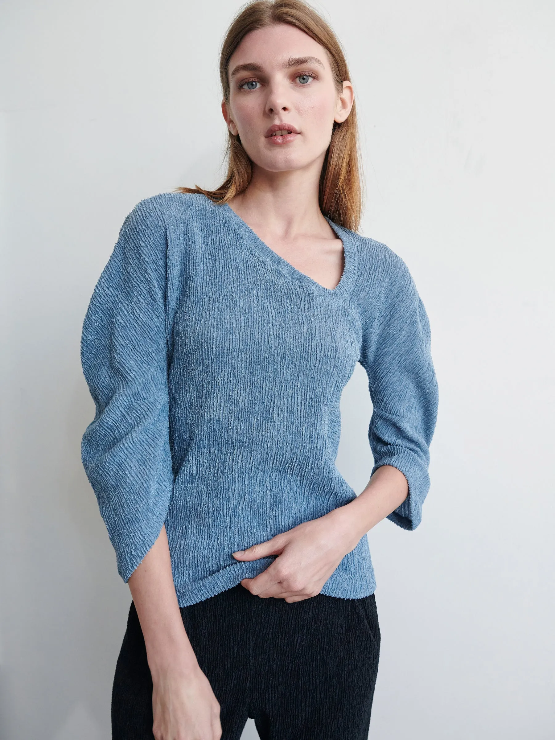 Long-Sleeved Off Kilter Top Sample sold by Zero + Maria Cornejo