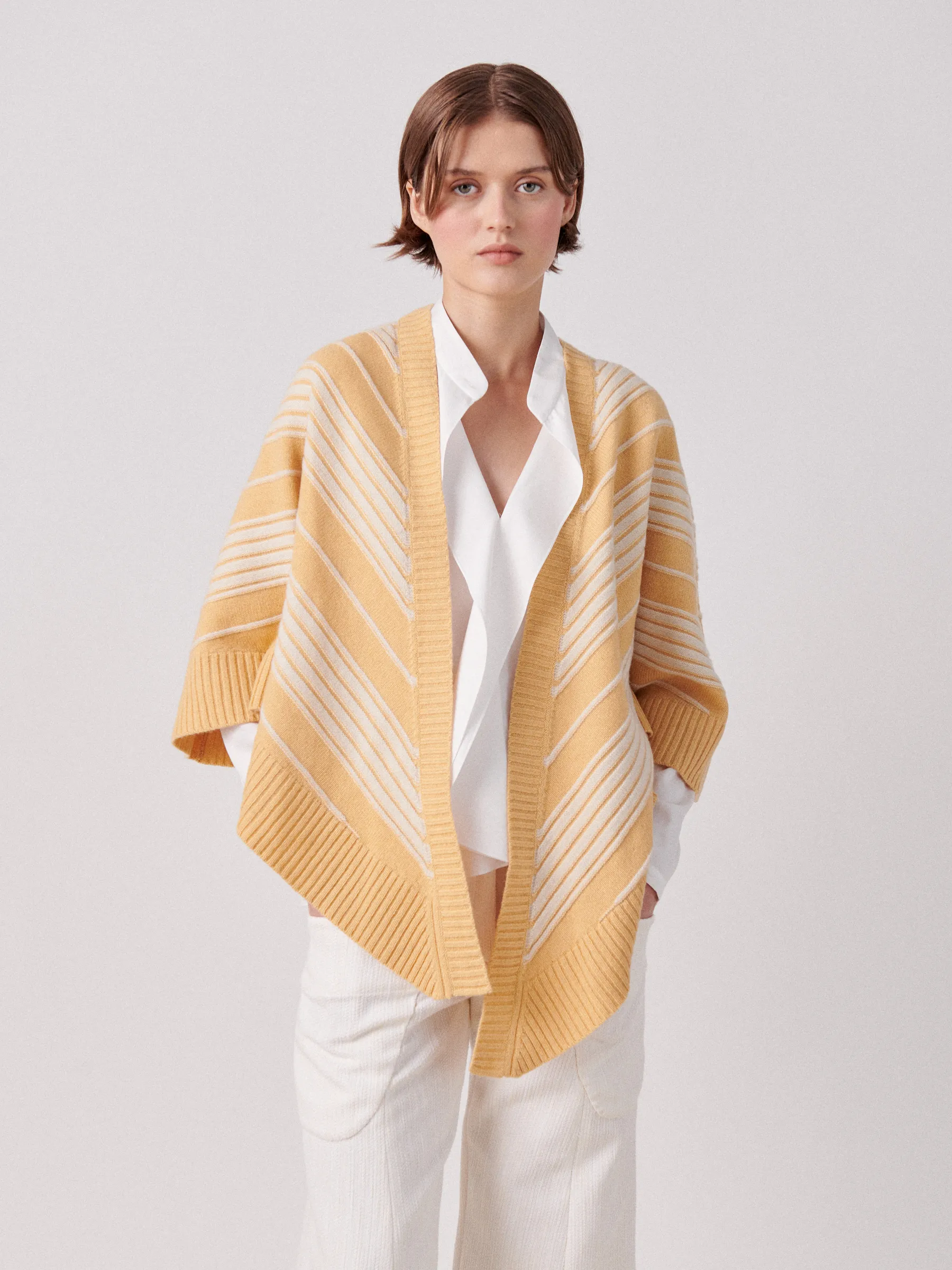 Triangle Cardigan Sample sold by Zero + Maria Cornejo