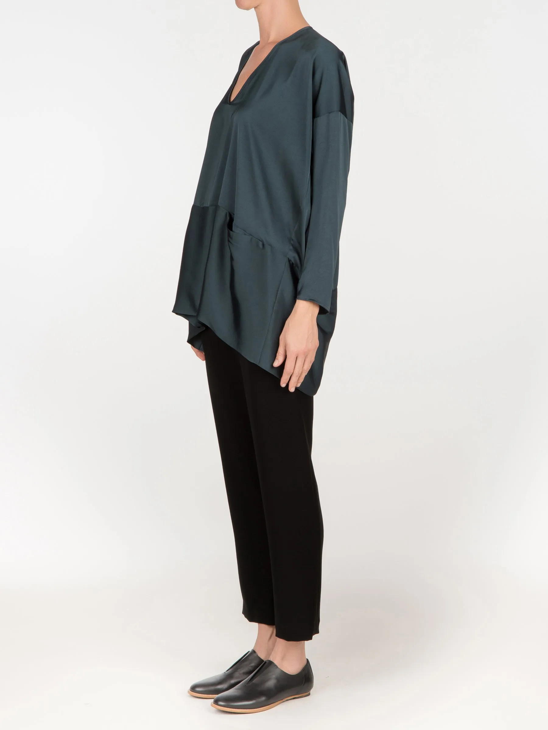 Long-Sleeved Tasi Top Sample sold by Zero + Maria Cornejo product image thumbnail 3