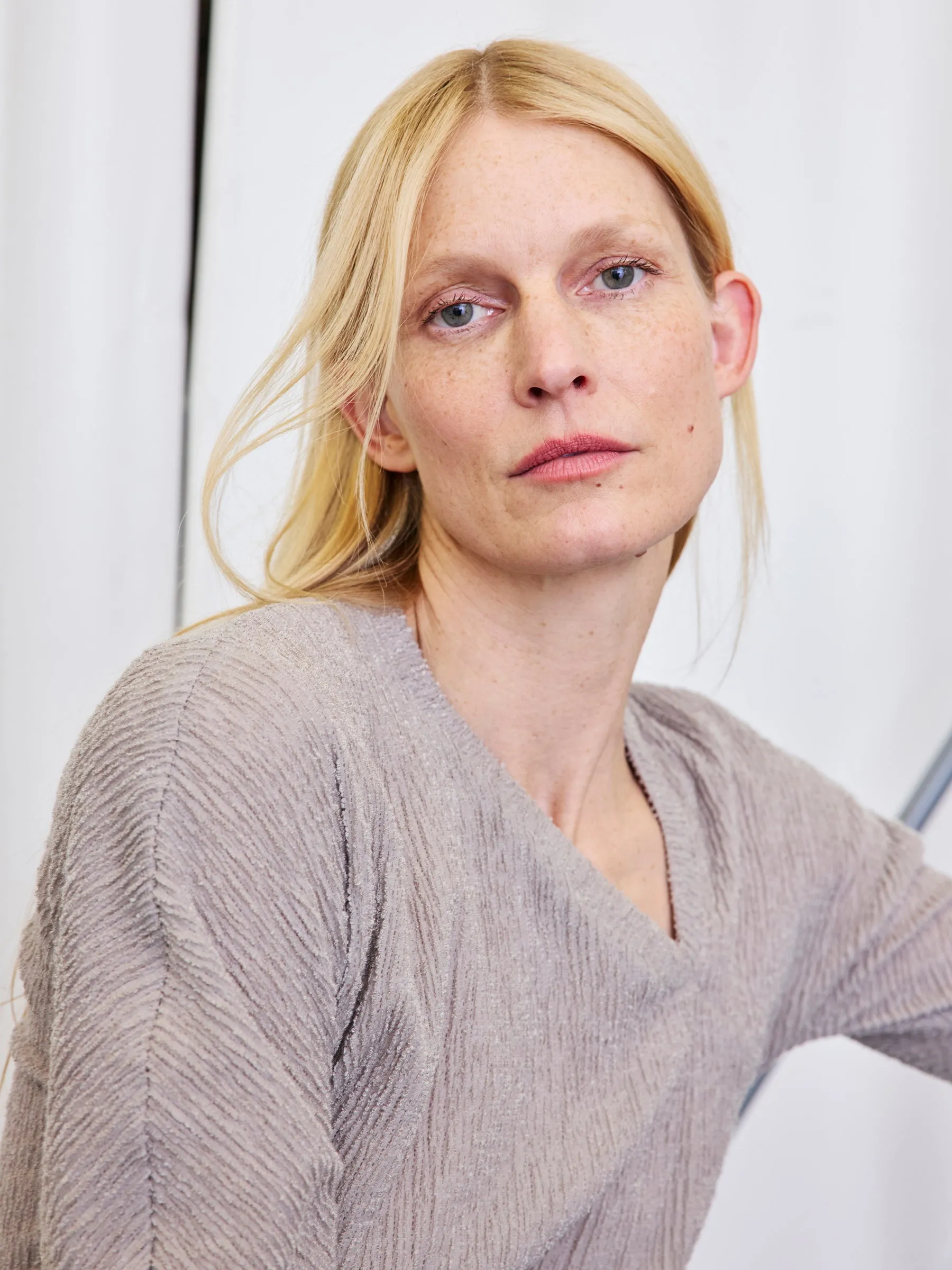 Long-Sleeved Off Kilter Top Sample sold by Zero + Maria Cornejo product image thumbnail 3