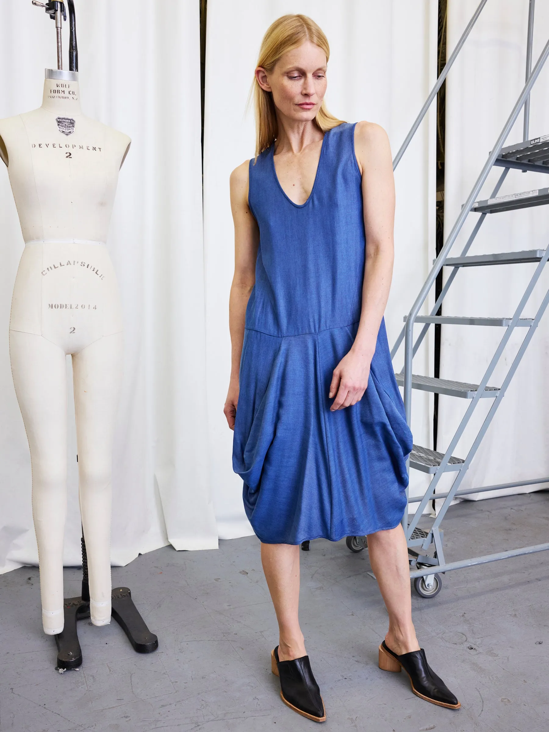 Sima Dress Sample sold by Zero + Maria Cornejo product image thumbnail 4