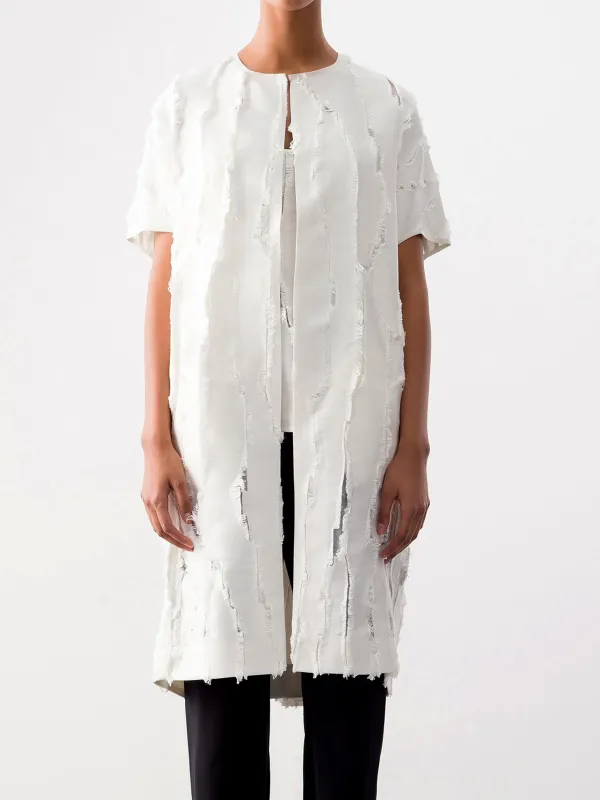 Pleat Koy Coat Sample made by Zero + Maria Cornejo