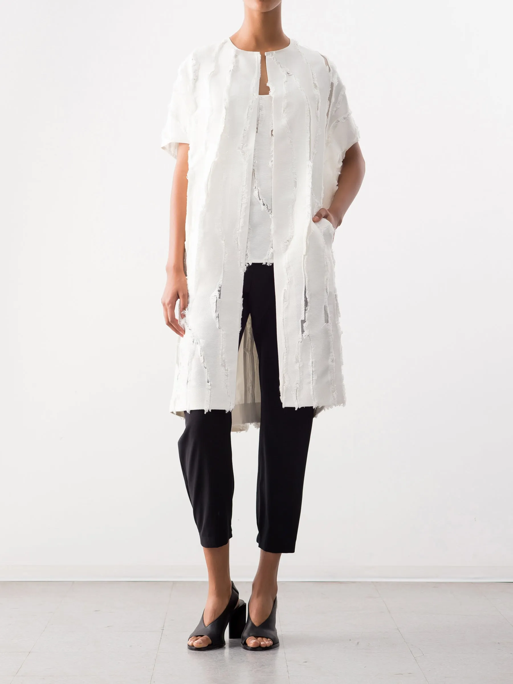 Pleat Koy Coat Sample sold by Zero + Maria Cornejo product image thumbnail 3
