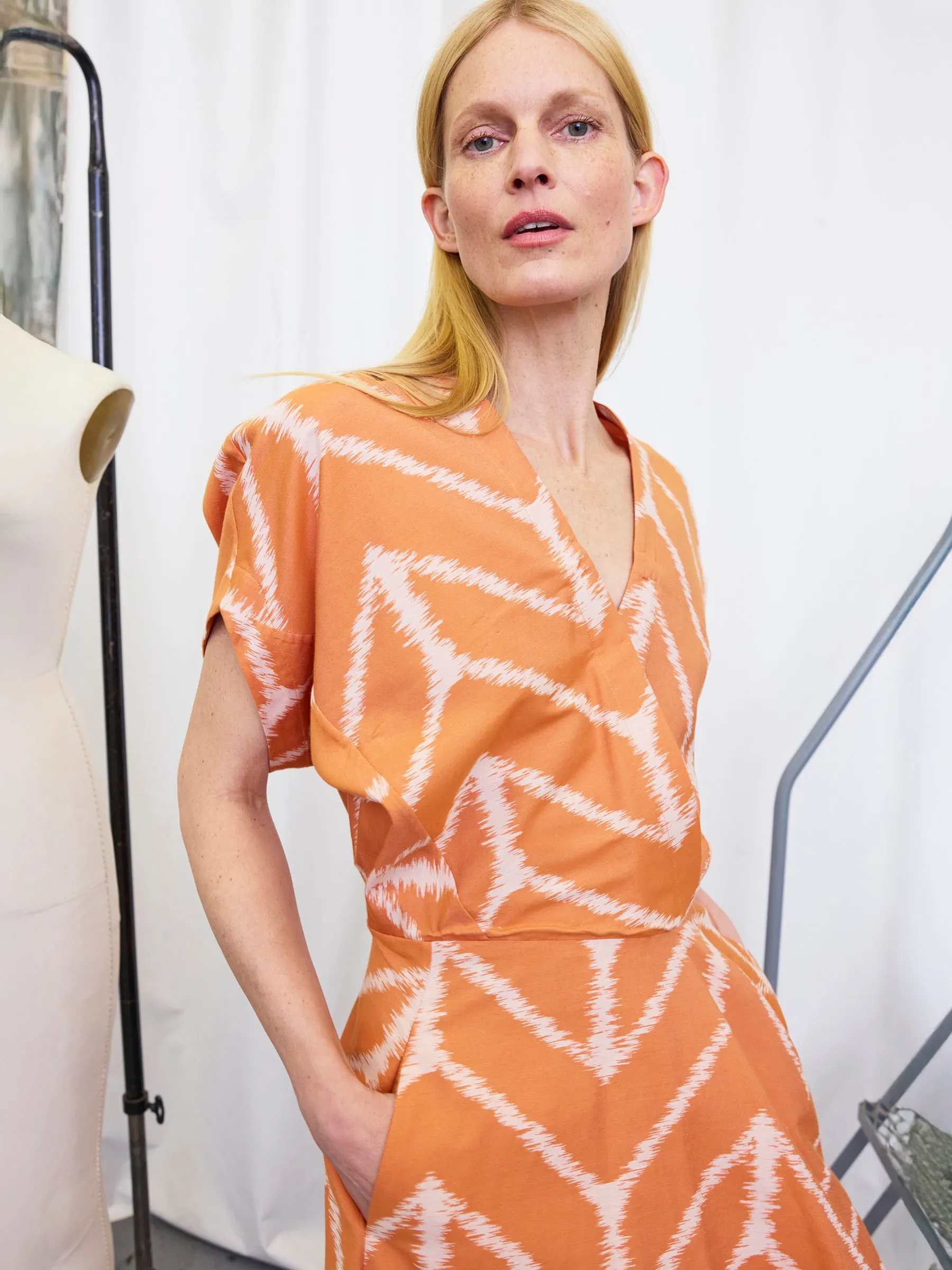 Aki Wave Dress Sample sold by Zero + Maria Cornejo product image thumbnail 4