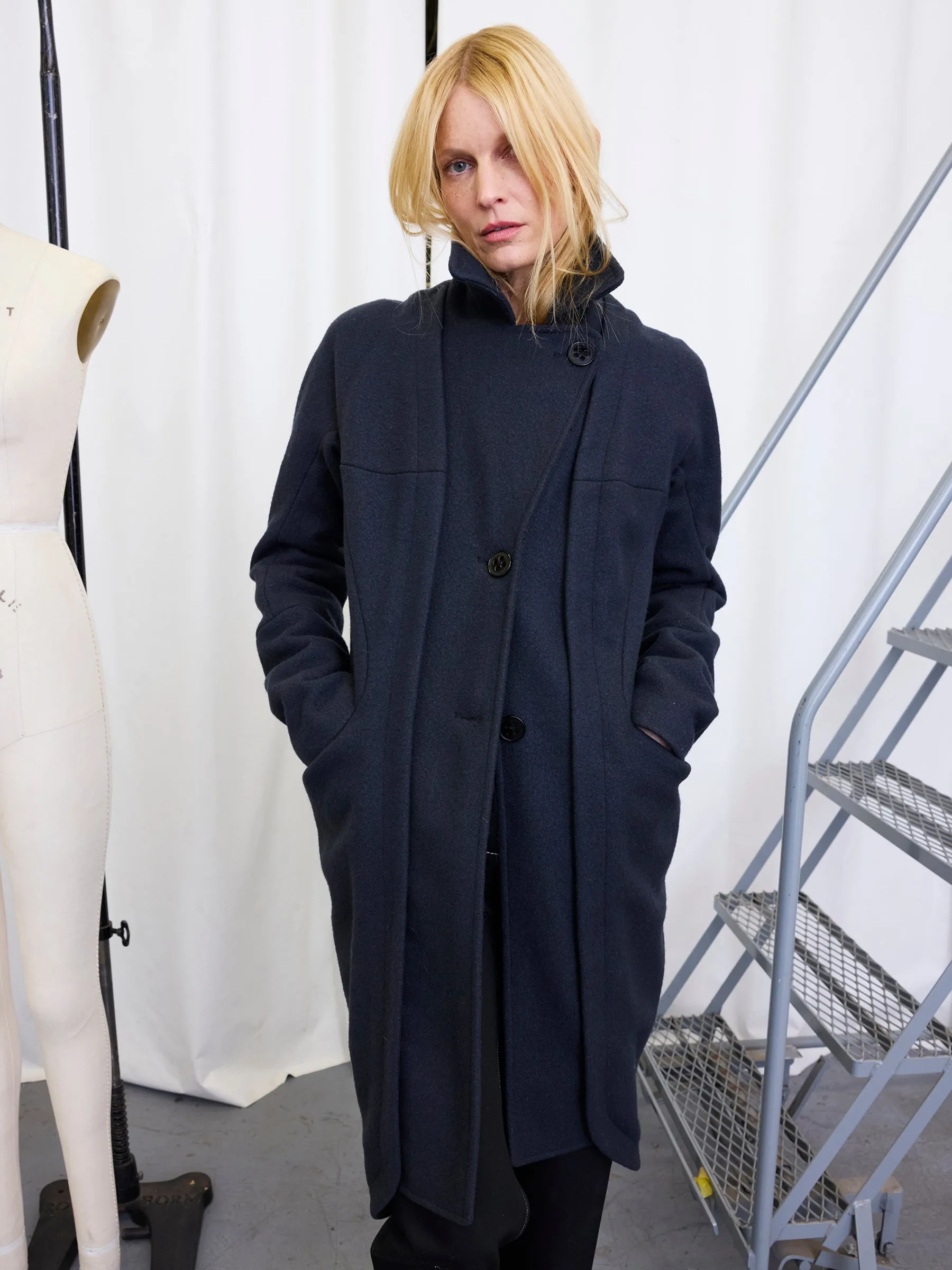 Double Mac Coat Sample sold by Zero + Maria Cornejo