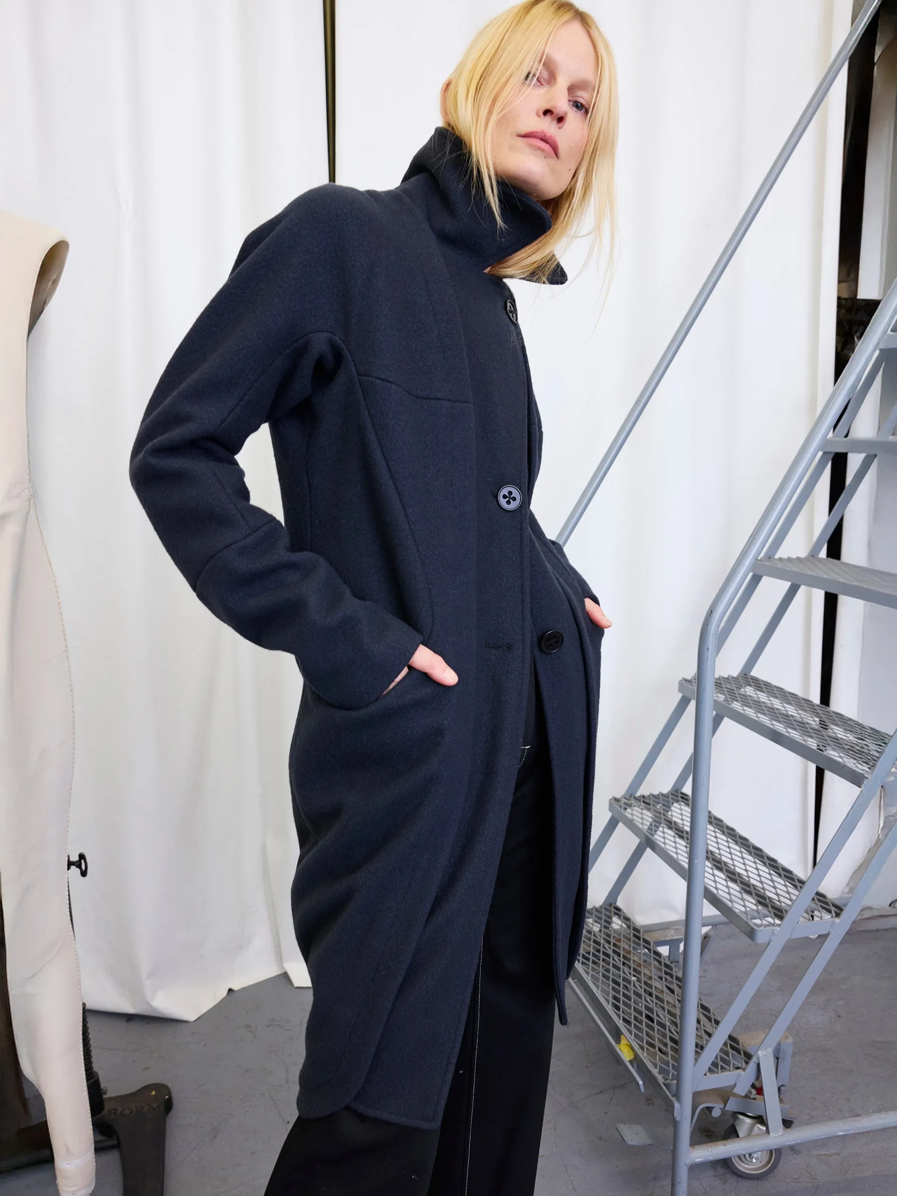 Double Mac Coat Sample sold by Zero + Maria Cornejo product image thumbnail 3
