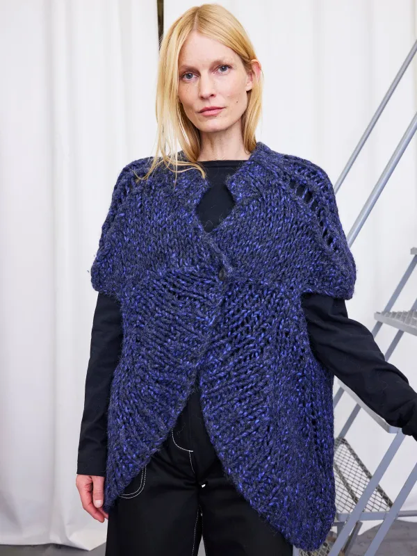 Knit Koya Shrug Sample made by Zero + Maria Cornejo