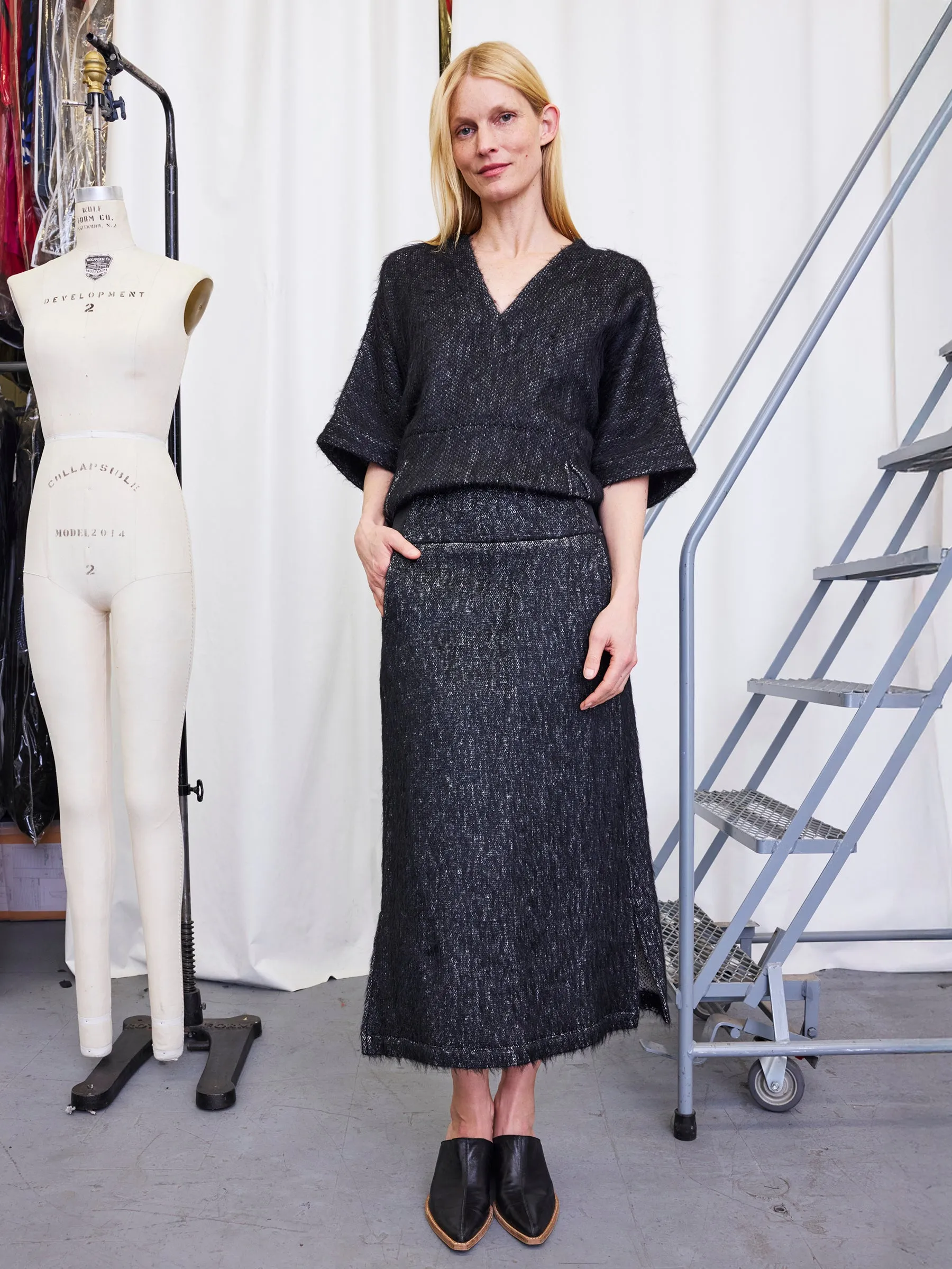Long Dara Skirt Sample sold by Zero + Maria Cornejo product image thumbnail 3
