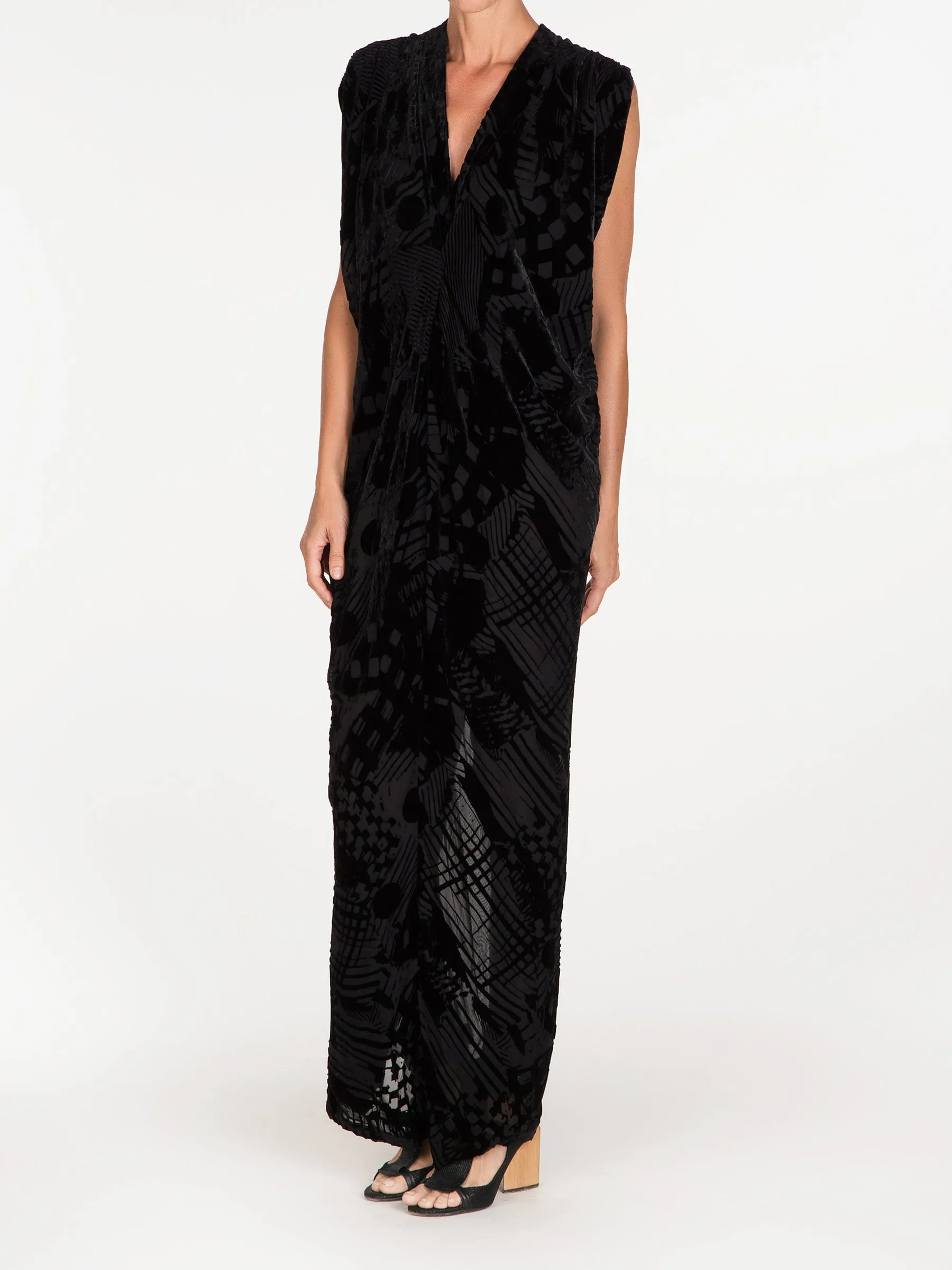 Long Issa Dress Sample sold by Zero + Maria Cornejo product image thumbnail 3