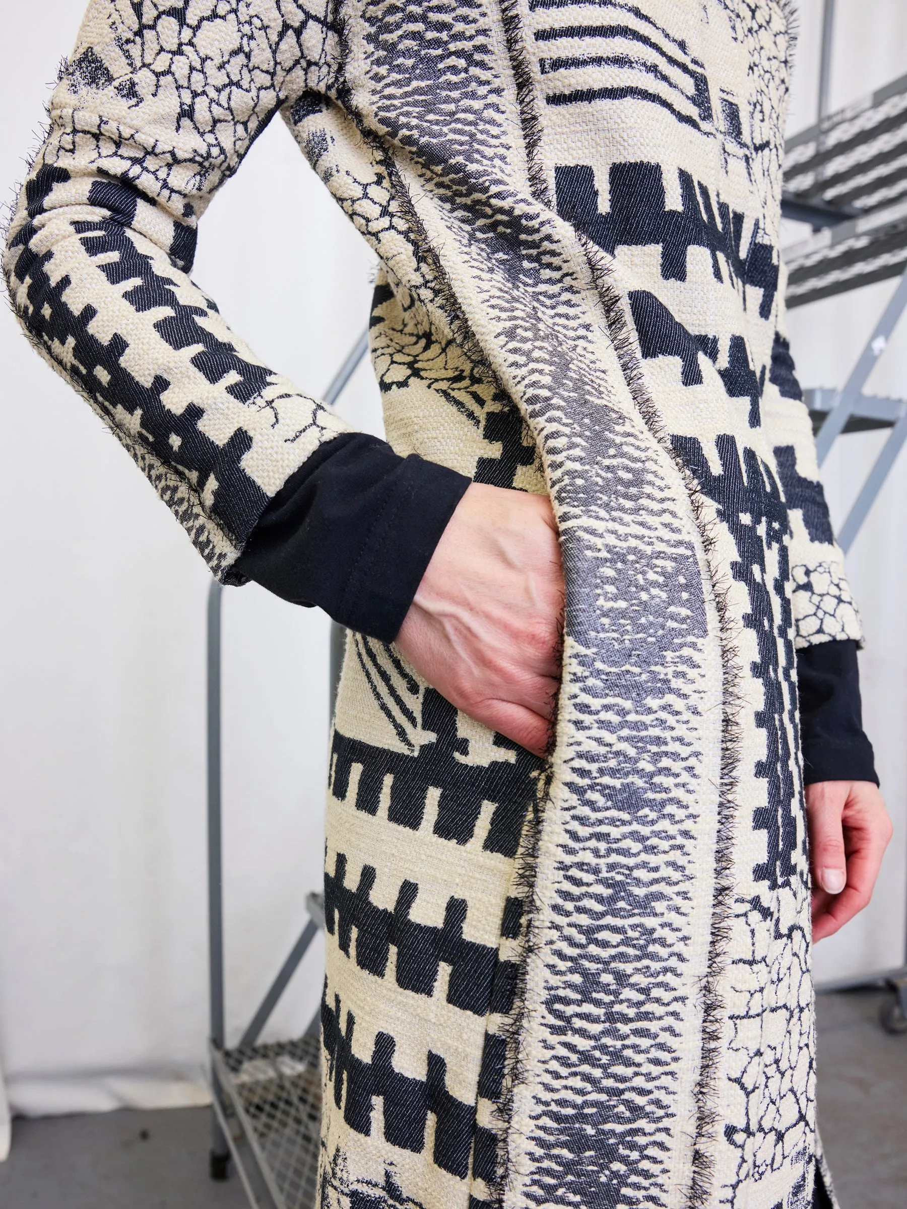 Hooded Column Coat Sample sold by Zero + Maria Cornejo product image thumbnail 4