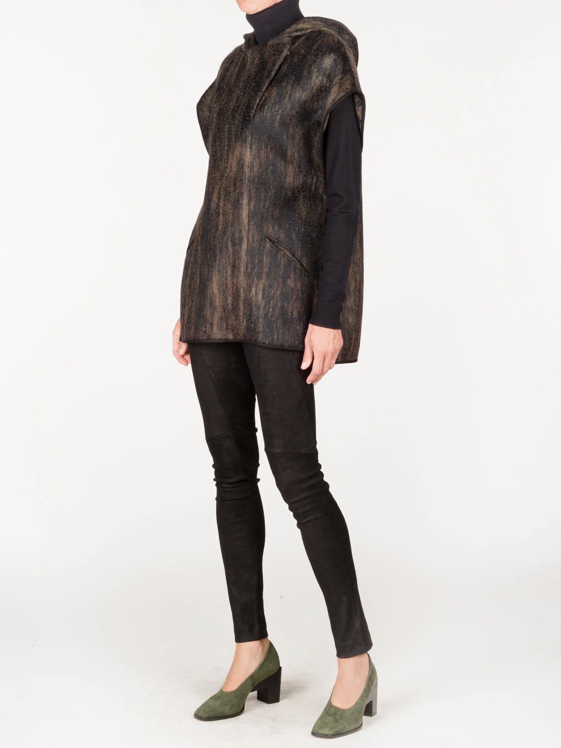 Hooded Tabard Waistcoat Sample sold by Zero + Maria Cornejo product image thumbnail 3