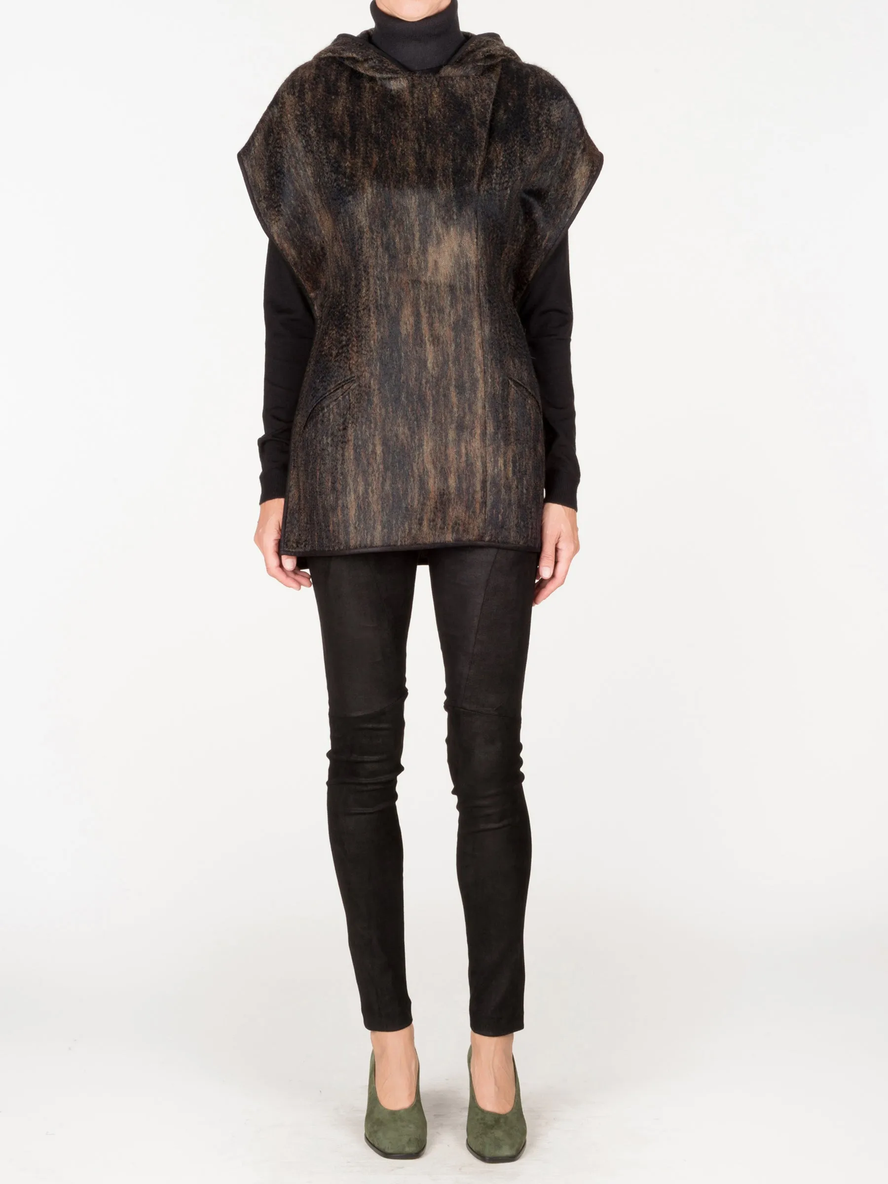 Hooded Tabard Waistcoat Sample sold by Zero + Maria Cornejo product image thumbnail 2