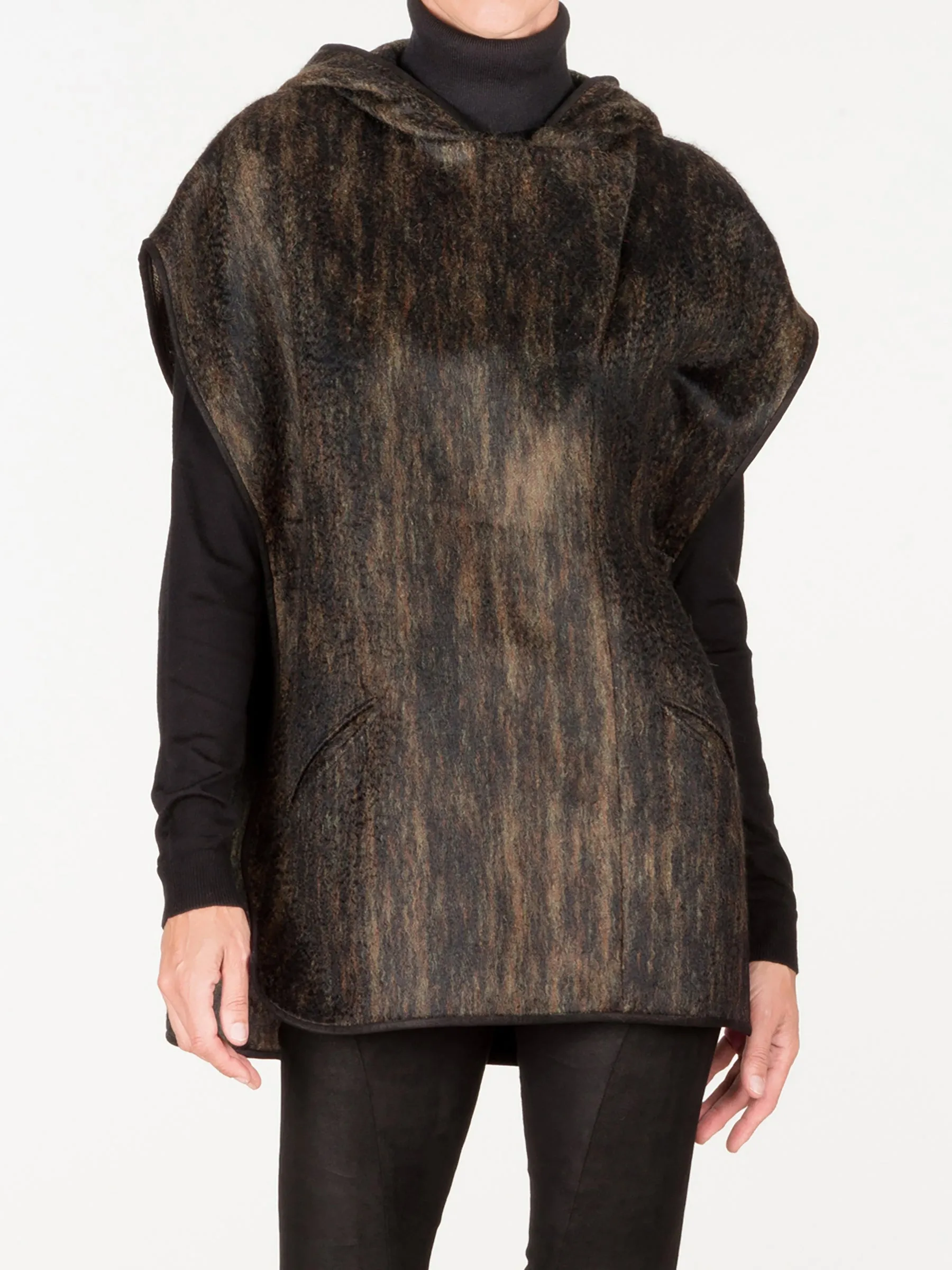 Hooded Tabard Waistcoat Sample sold by Zero + Maria Cornejo