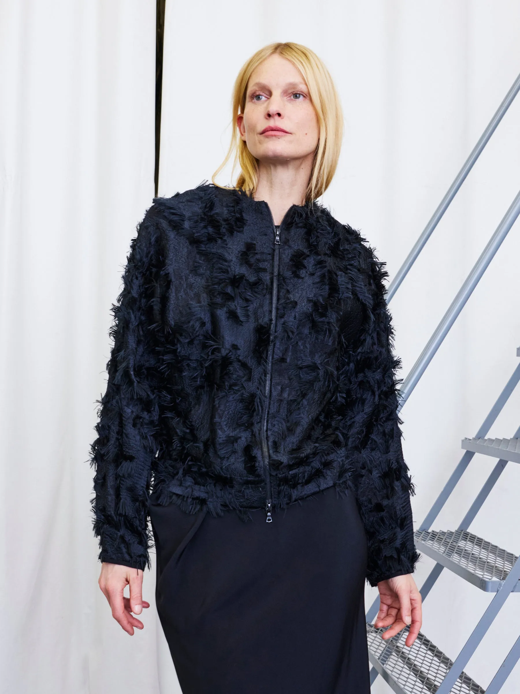 Tilla Bomber Sample sold by Zero + Maria Cornejo