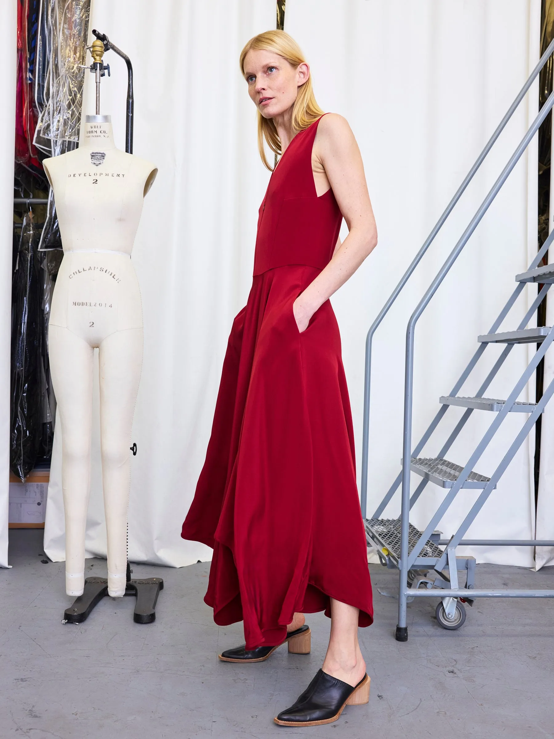 Wave Dress Sample sold by Zero + Maria Cornejo product image thumbnail 5