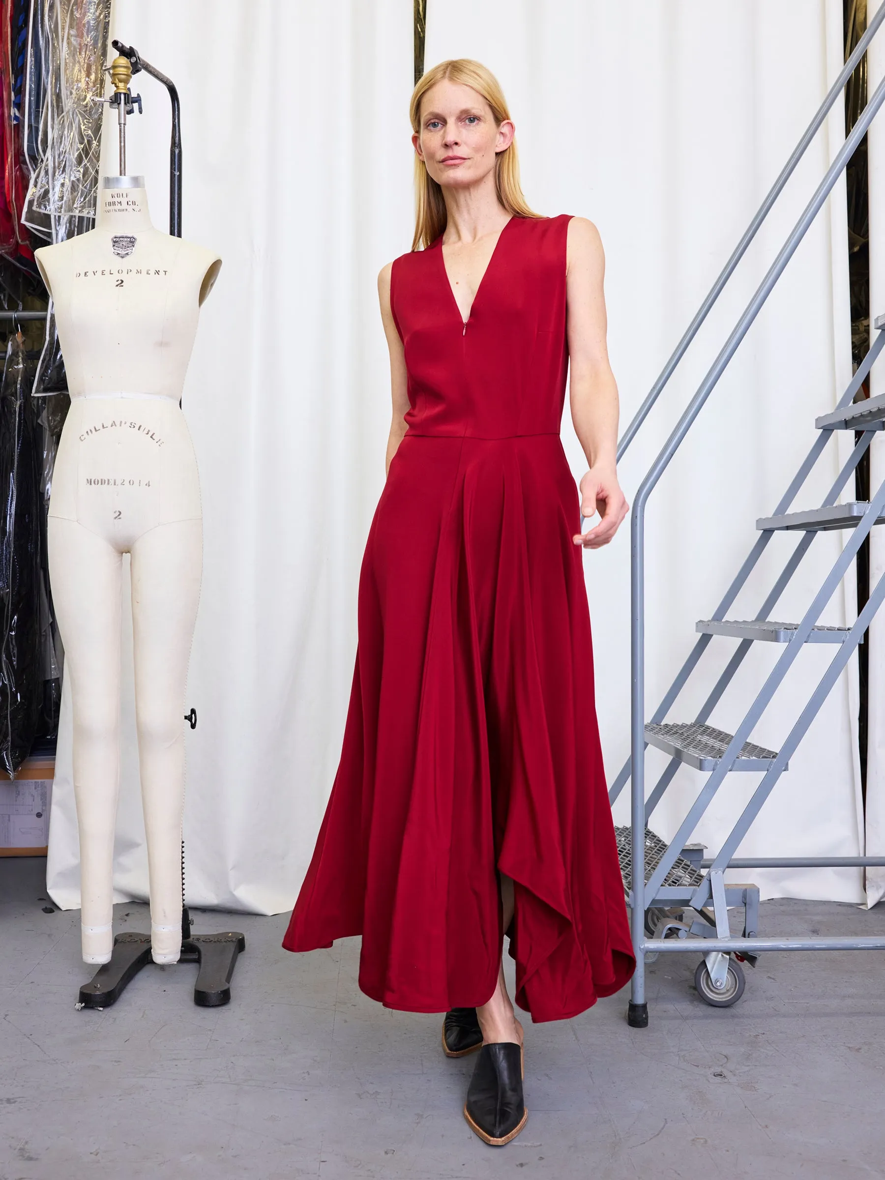 Wave Dress Sample sold by Zero + Maria Cornejo