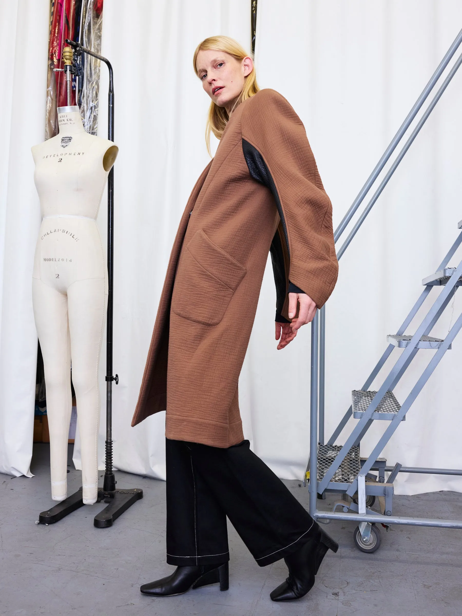 Artem Coat Sample sold by Zero + Maria Cornejo product image thumbnail 4