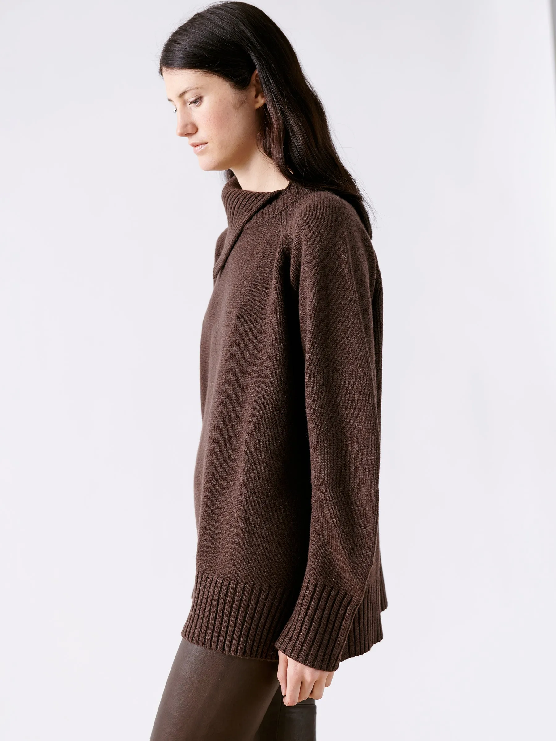 Side Slash Rollneck Sample sold by Zero + Maria Cornejo product image thumbnail 3