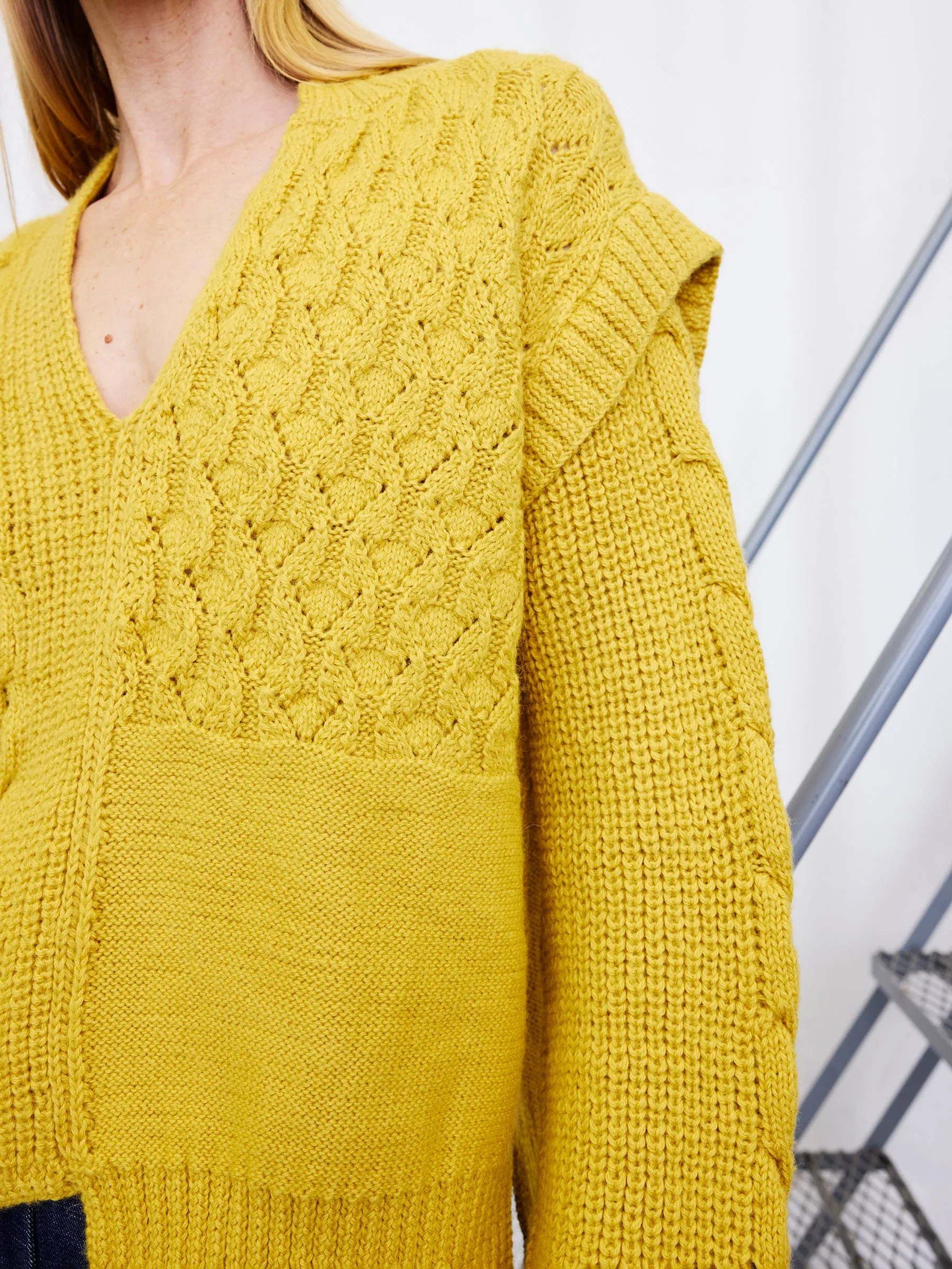 Patchwork Pullover Sample sold by Zero + Maria Cornejo product image thumbnail 3