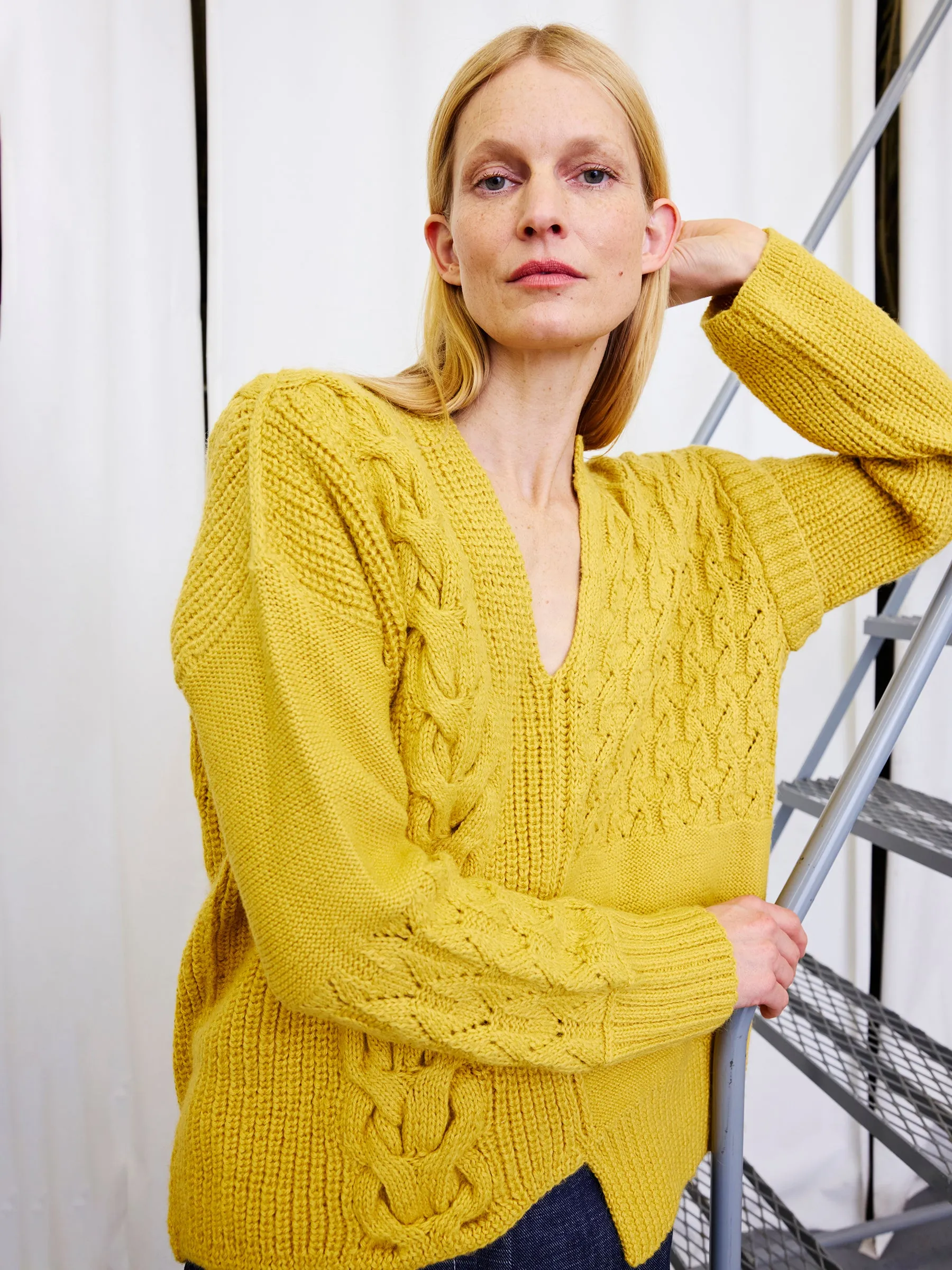 Patchwork Pullover Sample sold by Zero + Maria Cornejo product image thumbnail 2