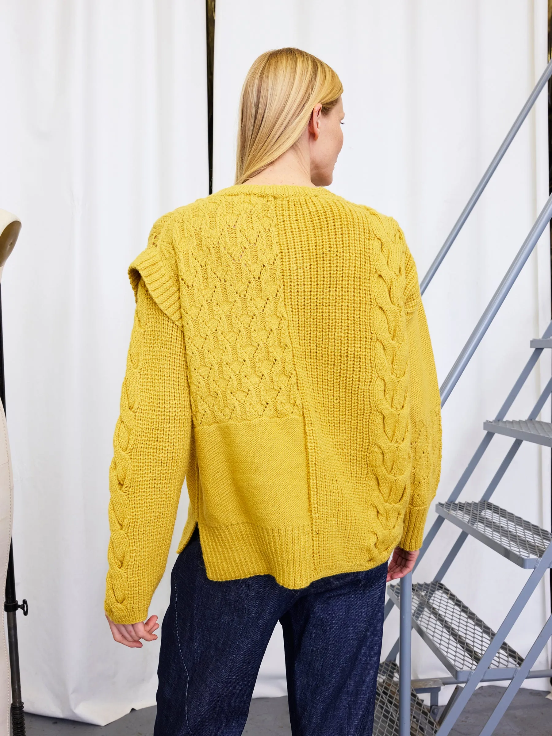 Patchwork Pullover Sample sold by Zero + Maria Cornejo product image thumbnail 5