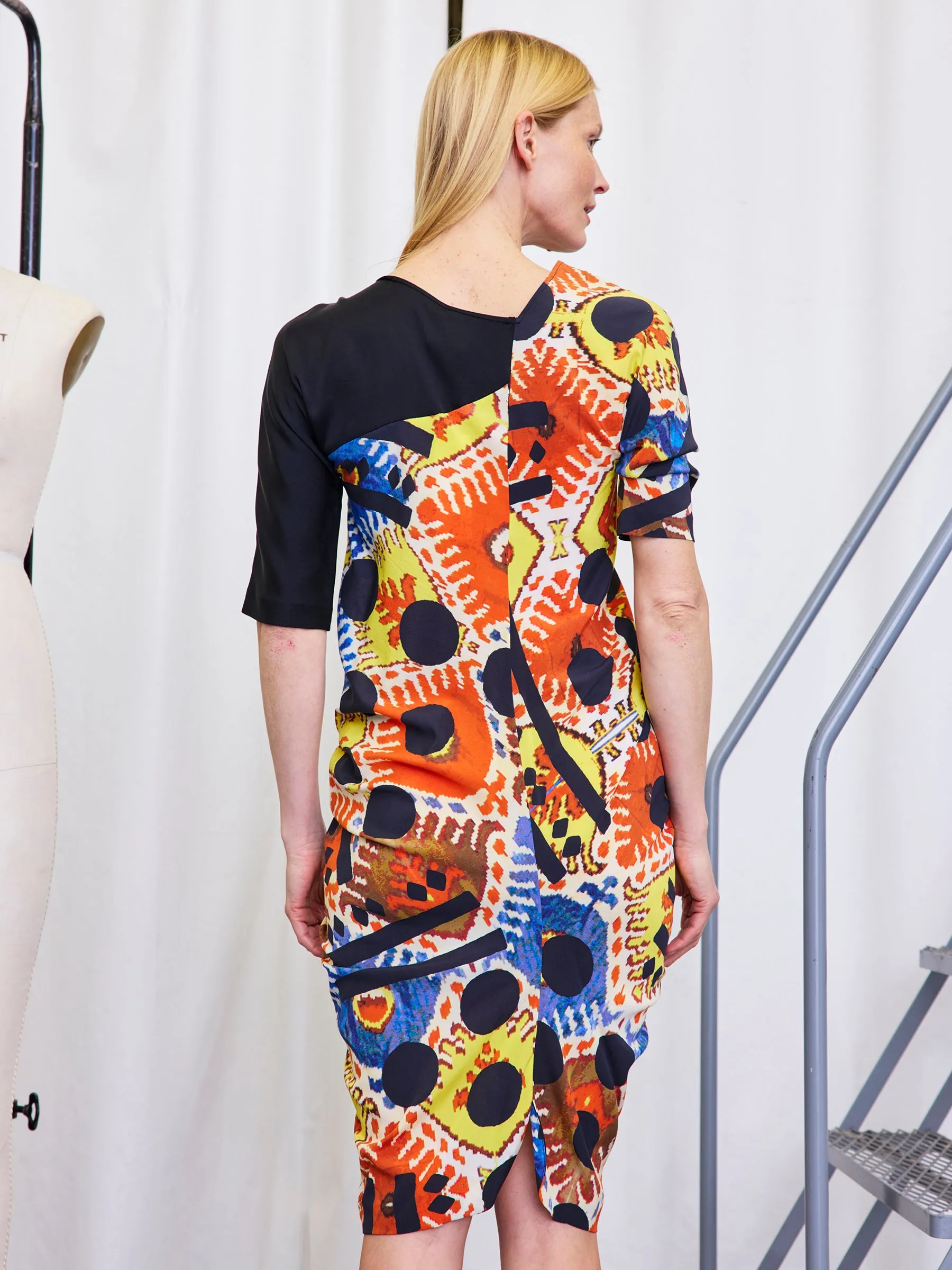 Off Kilter Swing Dress Sample sold by Zero + Maria Cornejo product image thumbnail 4