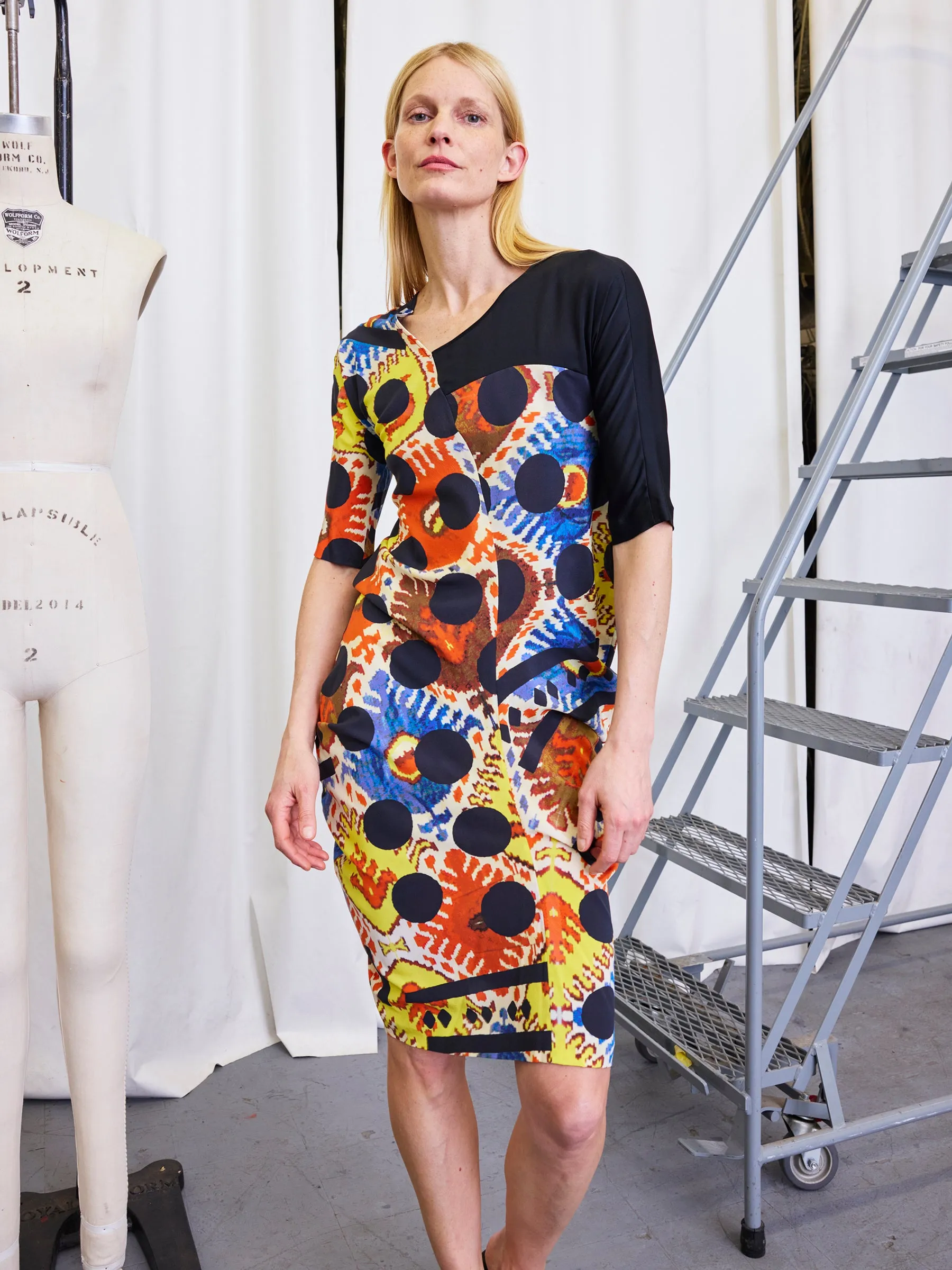 Off Kilter Swing Dress Sample sold by Zero + Maria Cornejo product image thumbnail 2
