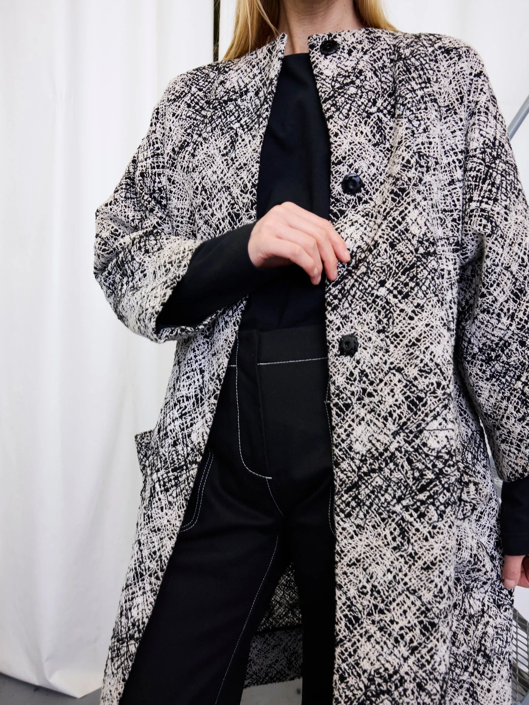 Tabi Coat Sample sold by Zero + Maria Cornejo product image thumbnail 4