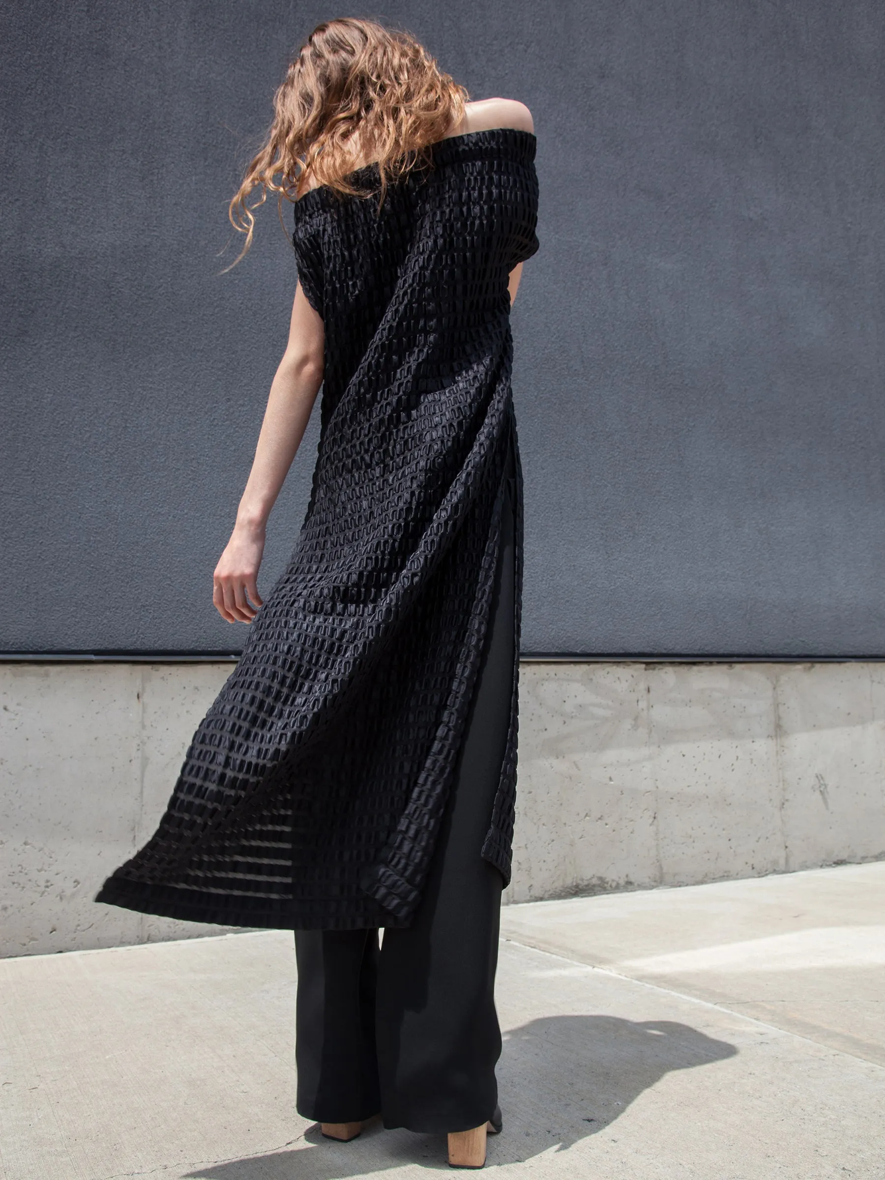 Long Evie Dress Sample sold by Zero + Maria Cornejo product image thumbnail 3