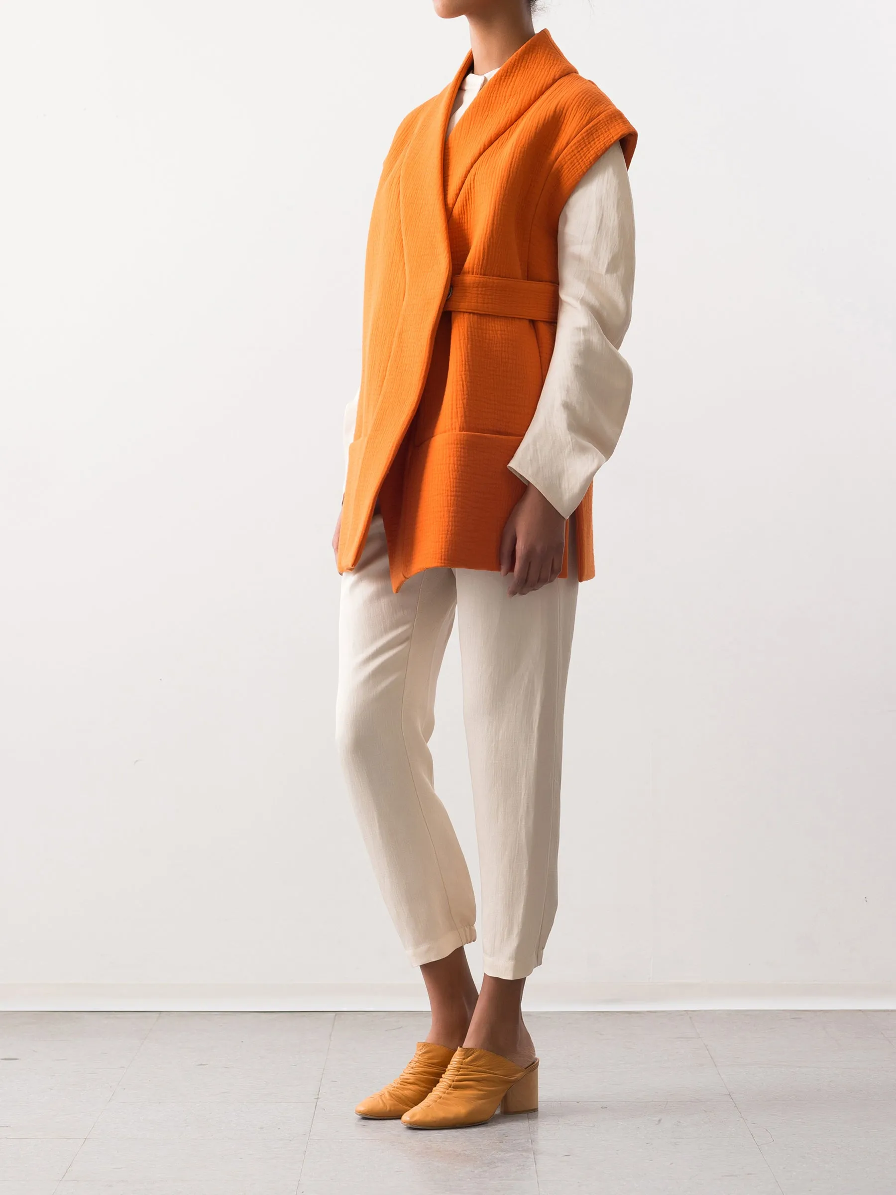 Wrap Gilet Sample sold by Zero + Maria Cornejo product image thumbnail 5