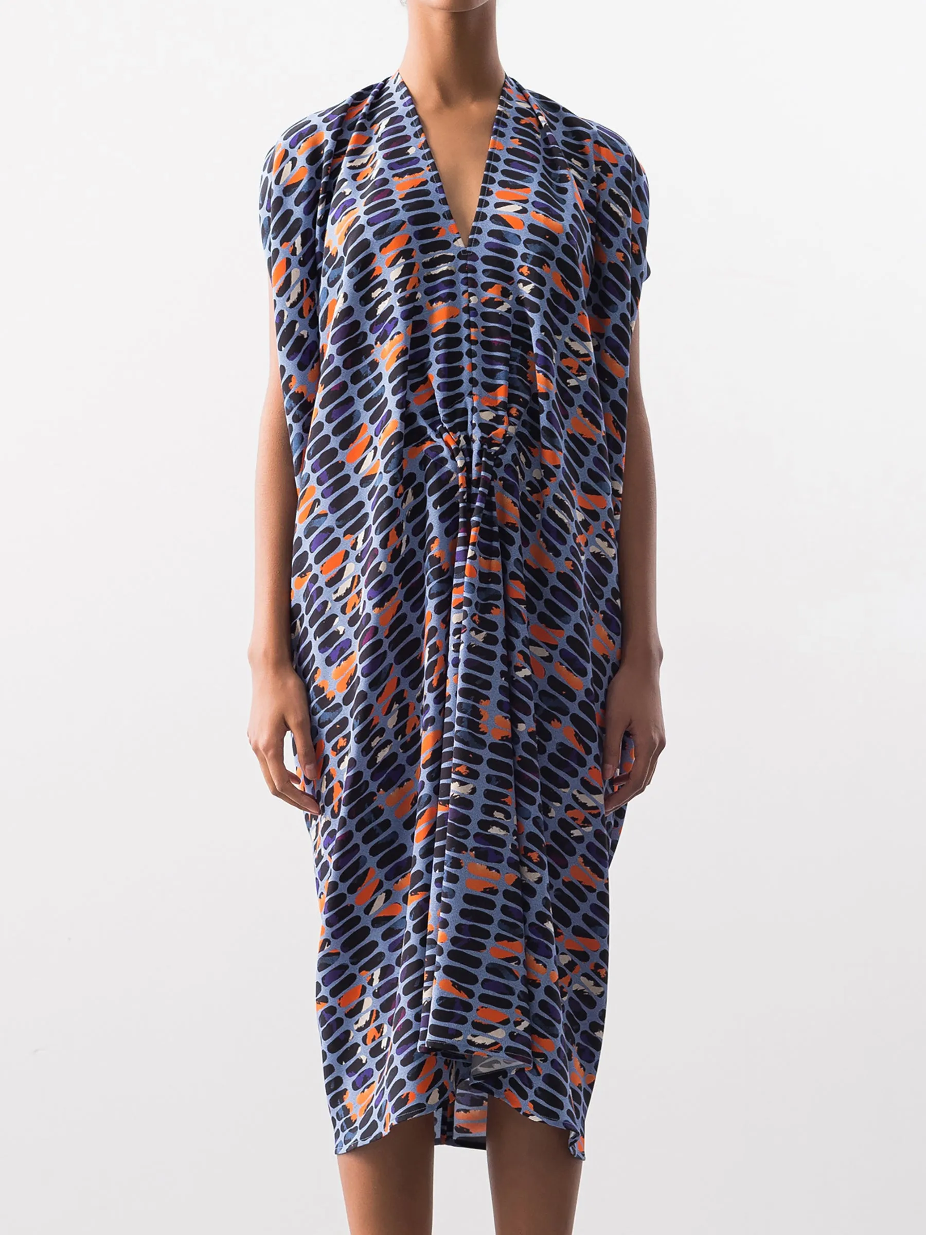 Ruched Lena Dress Sample sold by Zero + Maria Cornejo product image thumbnail 2