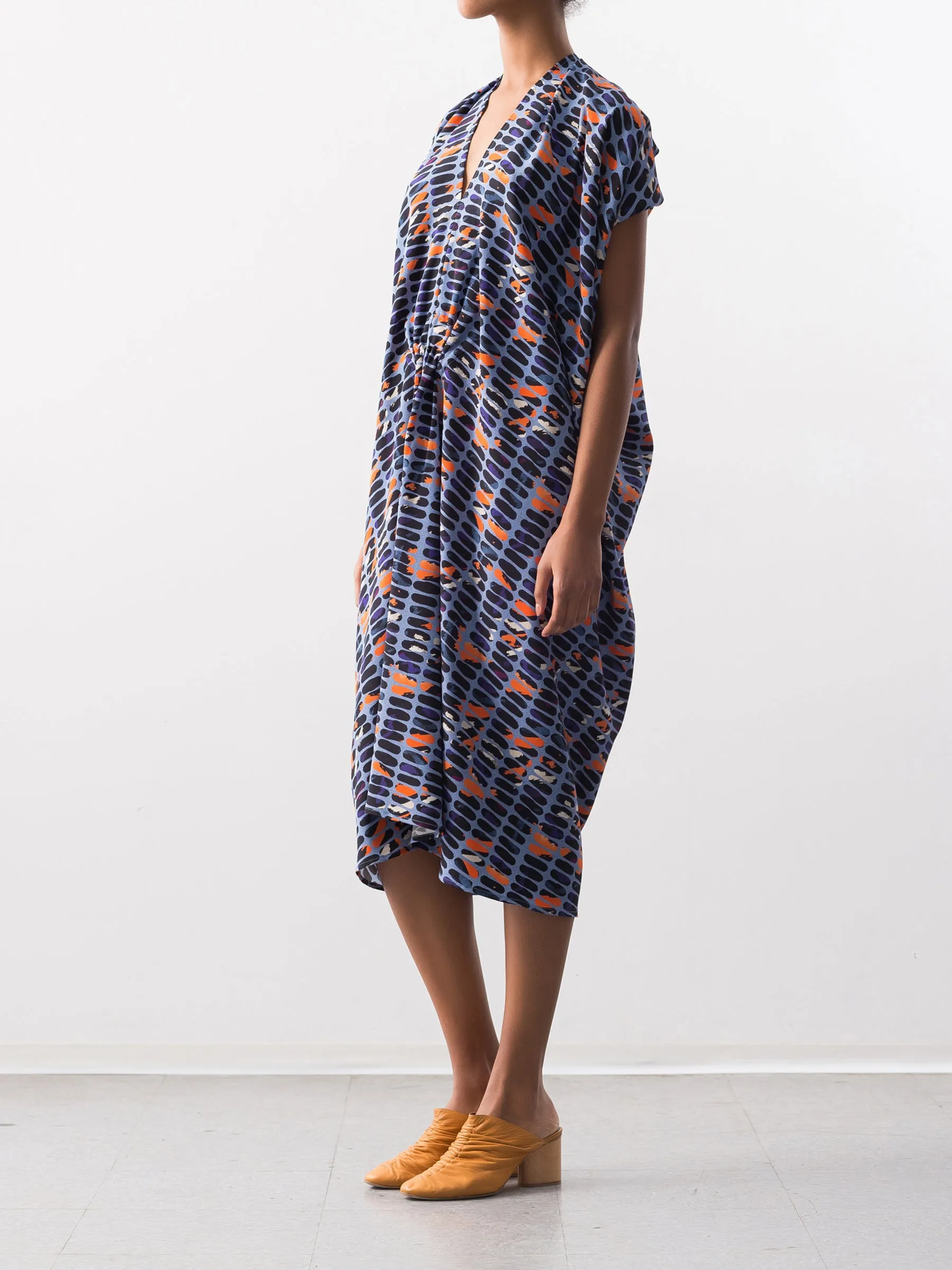 Ruched Lena Dress Sample sold by Zero + Maria Cornejo product image thumbnail 3