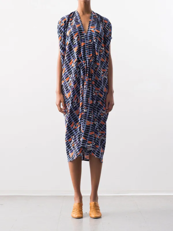 Ruched Lena Dress Sample made by Zero + Maria Cornejo