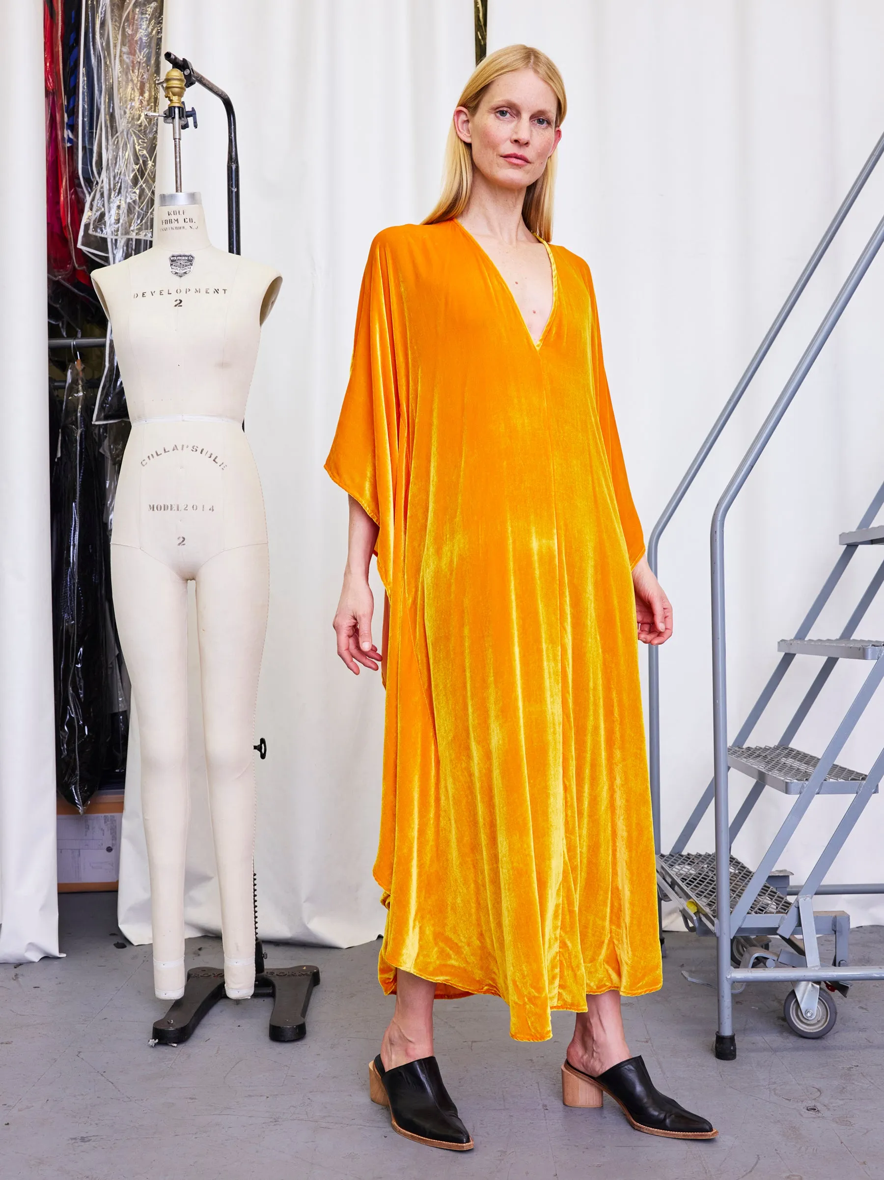 Circle Caftan Sample sold by Zero + Maria Cornejo product image thumbnail 4