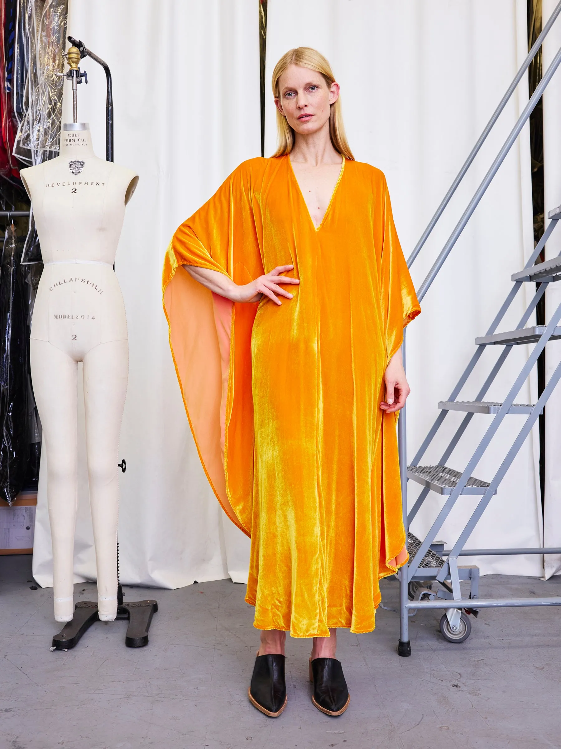 Circle Caftan Sample sold by Zero + Maria Cornejo product image thumbnail 3