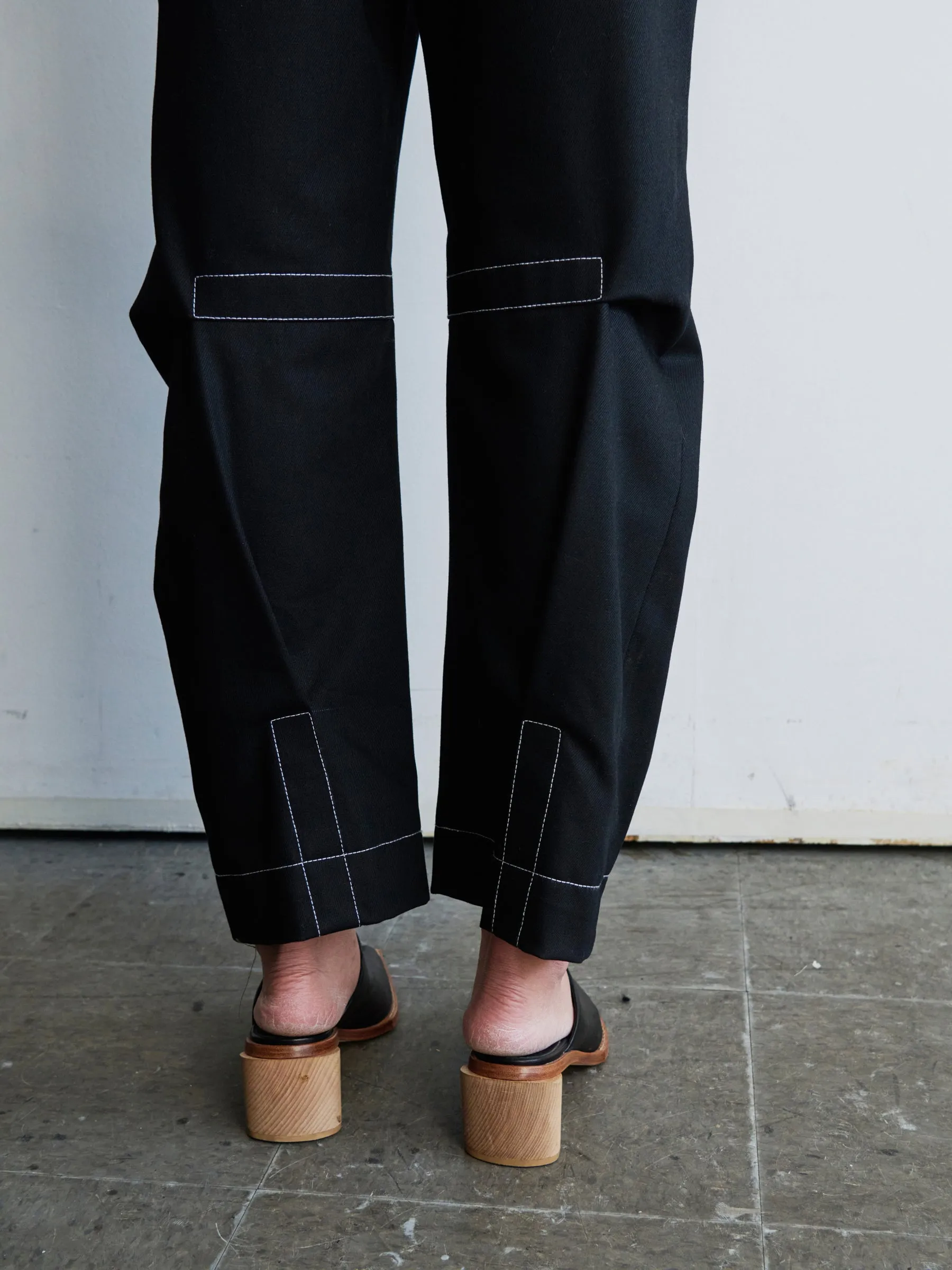 Denim Biker Pant sold by Zero + Maria Cornejo product image thumbnail 4