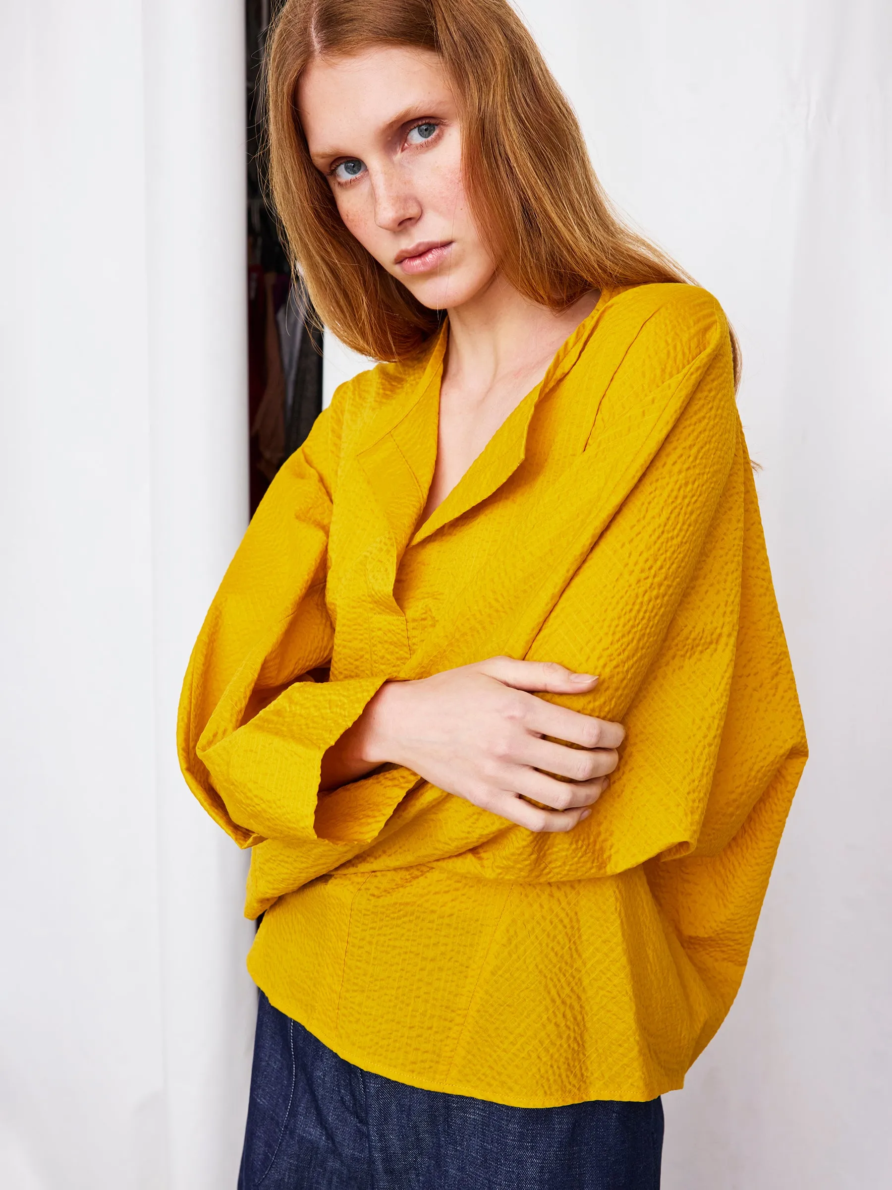 Long-Sleeved Akeo Shirt sold by Zero + Maria Cornejo product image thumbnail 4