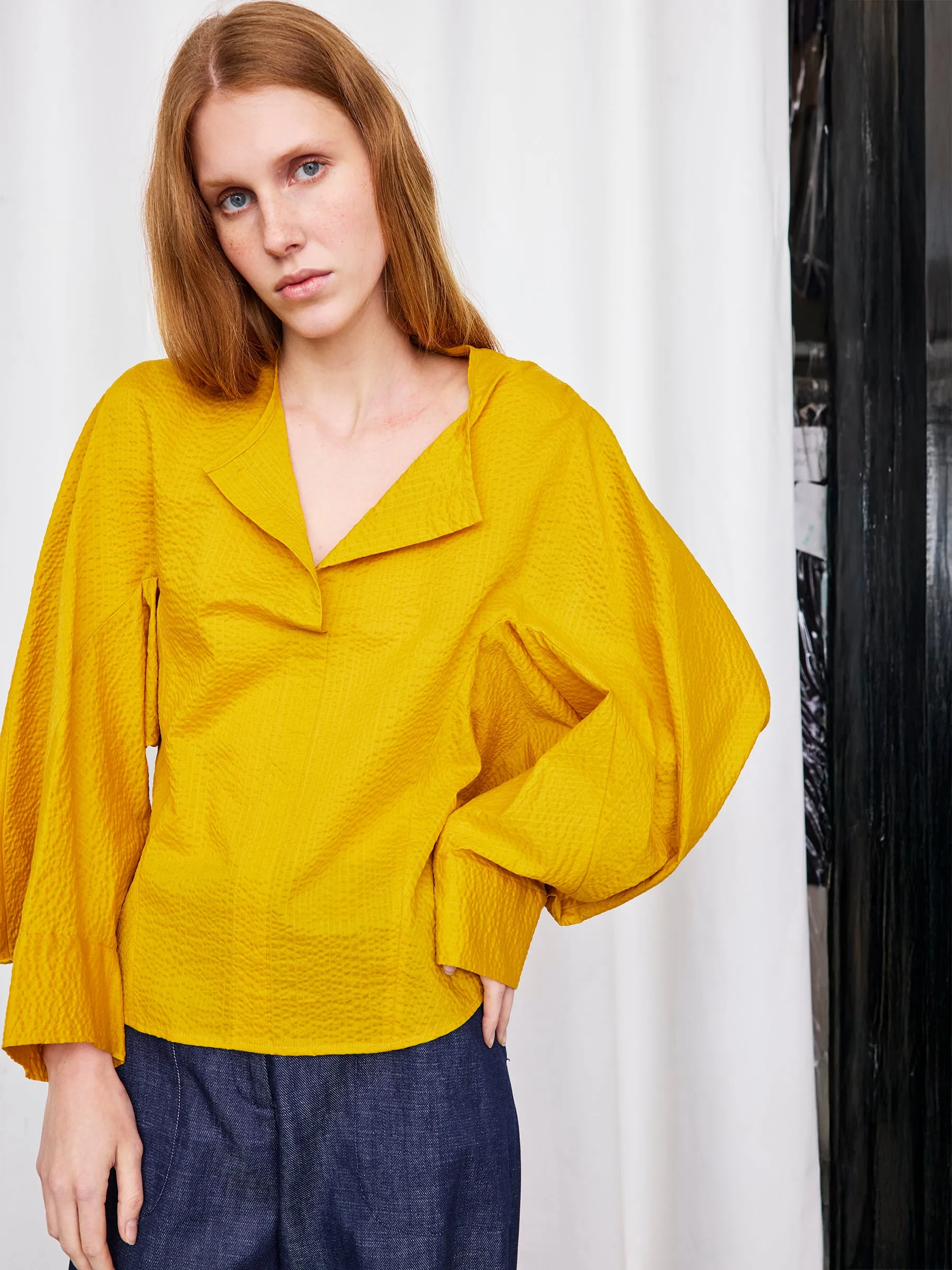 Long-Sleeved Akeo Shirt sold by Zero + Maria Cornejo product image thumbnail 2