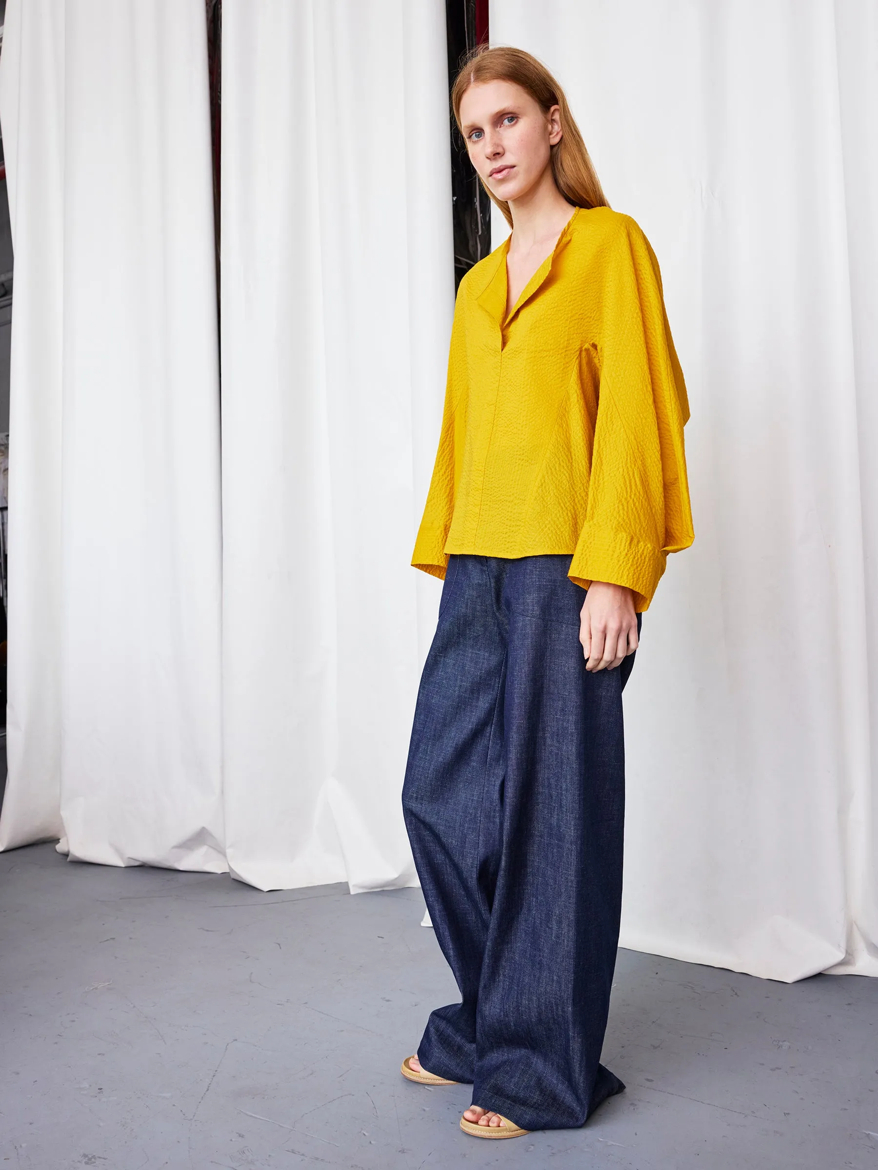 Long-Sleeved Akeo Shirt sold by Zero + Maria Cornejo product image thumbnail 5