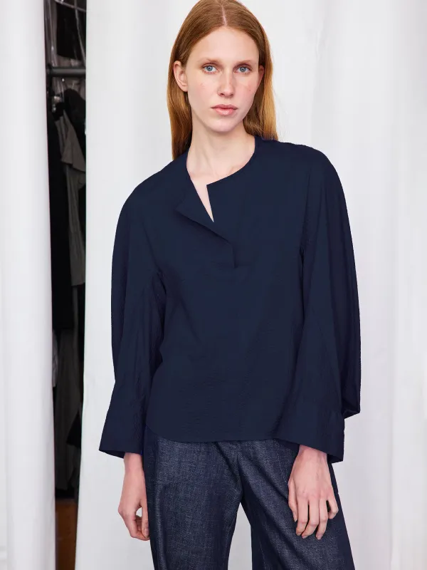 Long-Sleeved Akeo Shirt made by Zero + Maria Cornejo