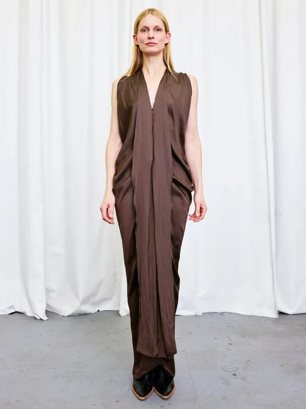 Eve Long Foil Dress made by Zero + Maria Cornejo