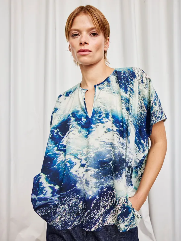 Rae Poncho Top made by Zero + Maria Cornejo