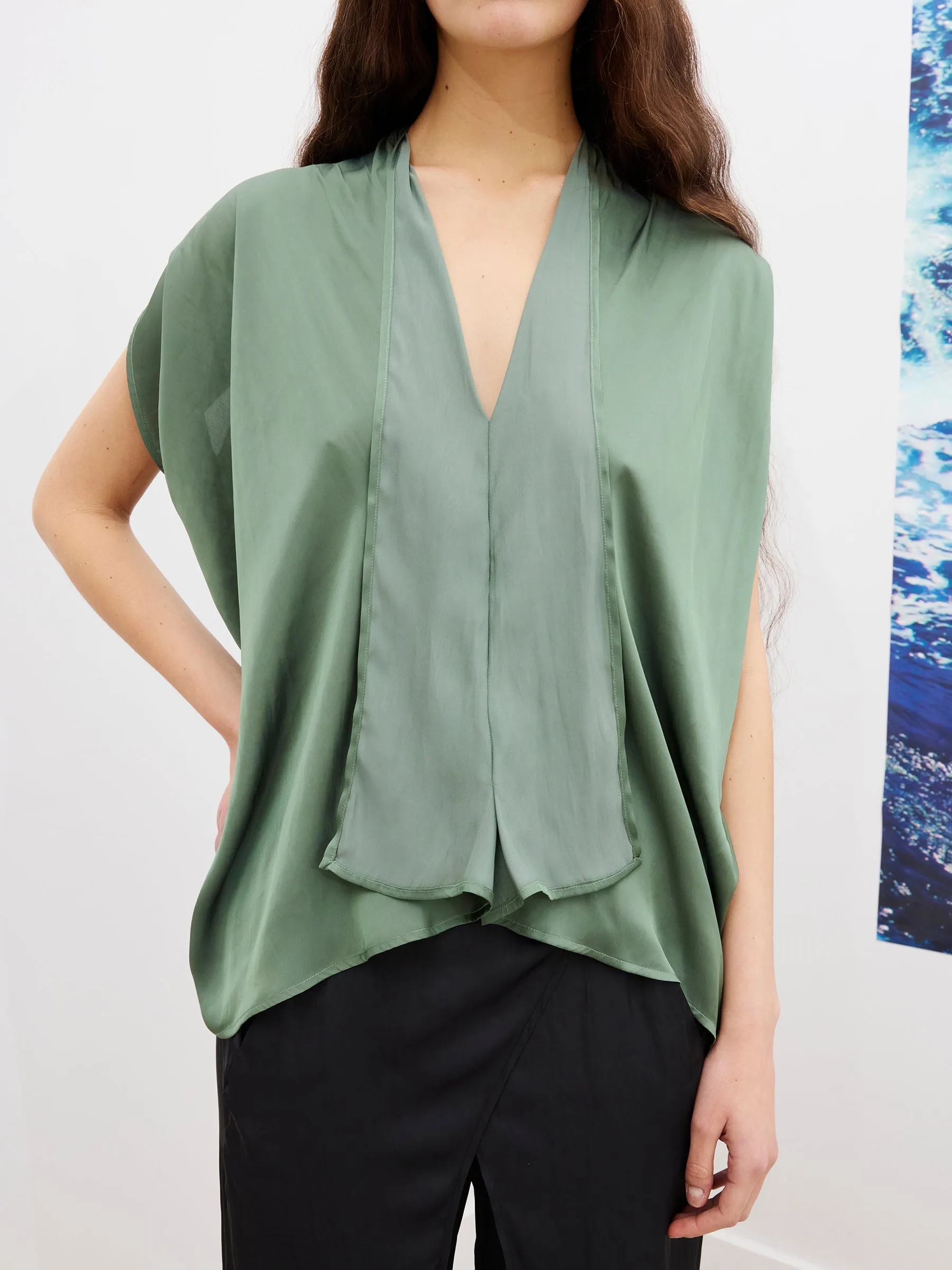 Foil Fin Shirt sold by Zero + Maria Cornejo product image thumbnail 2