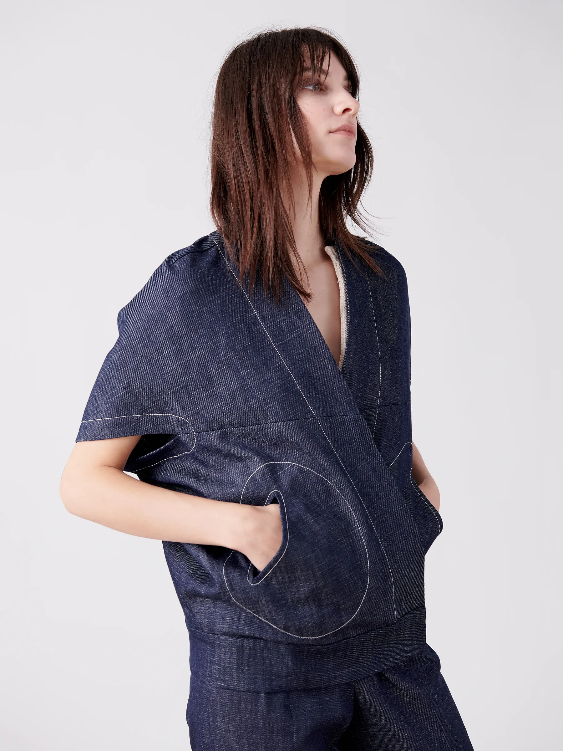 Hex Shrug sold by Zero + Maria Cornejo product image thumbnail 3