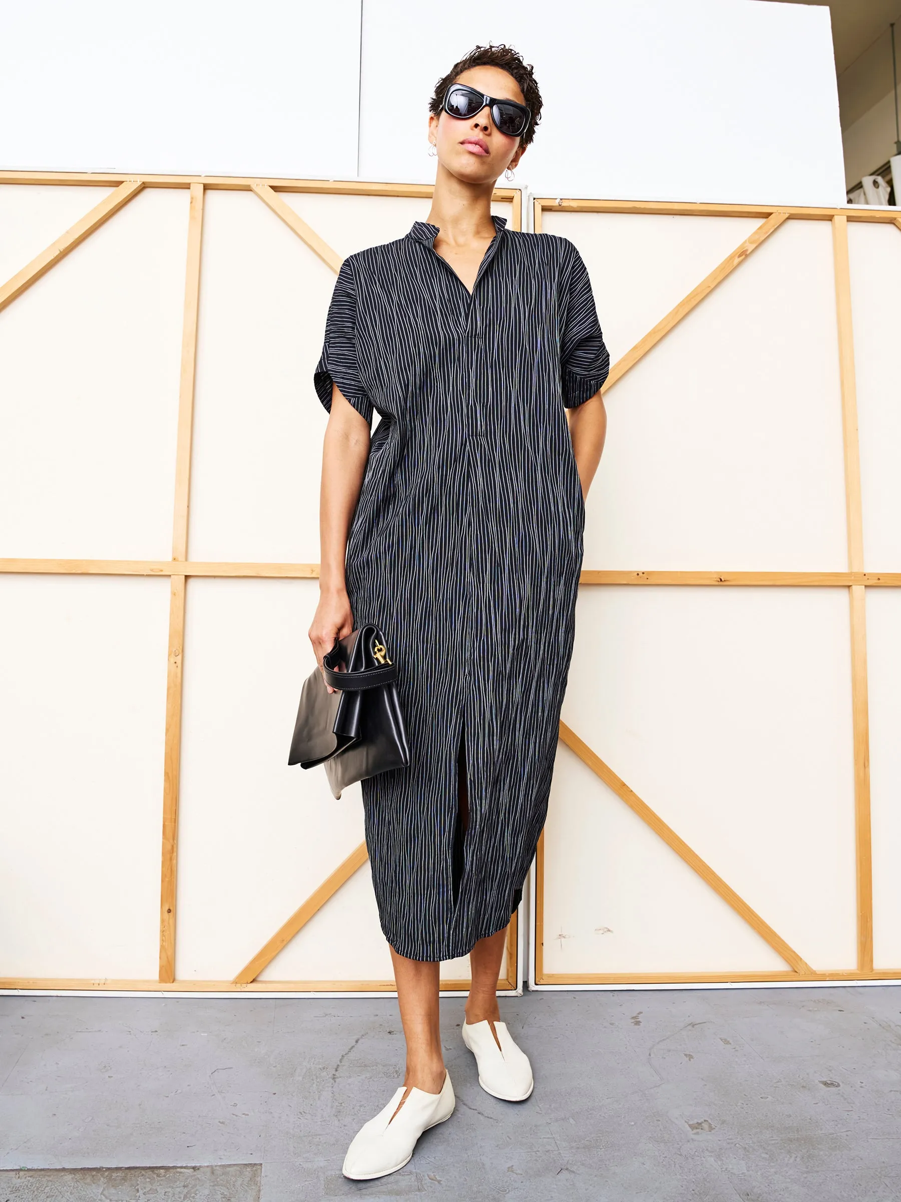Long Aissa Shirt Dress sold by Zero + Maria Cornejo product image thumbnail 3