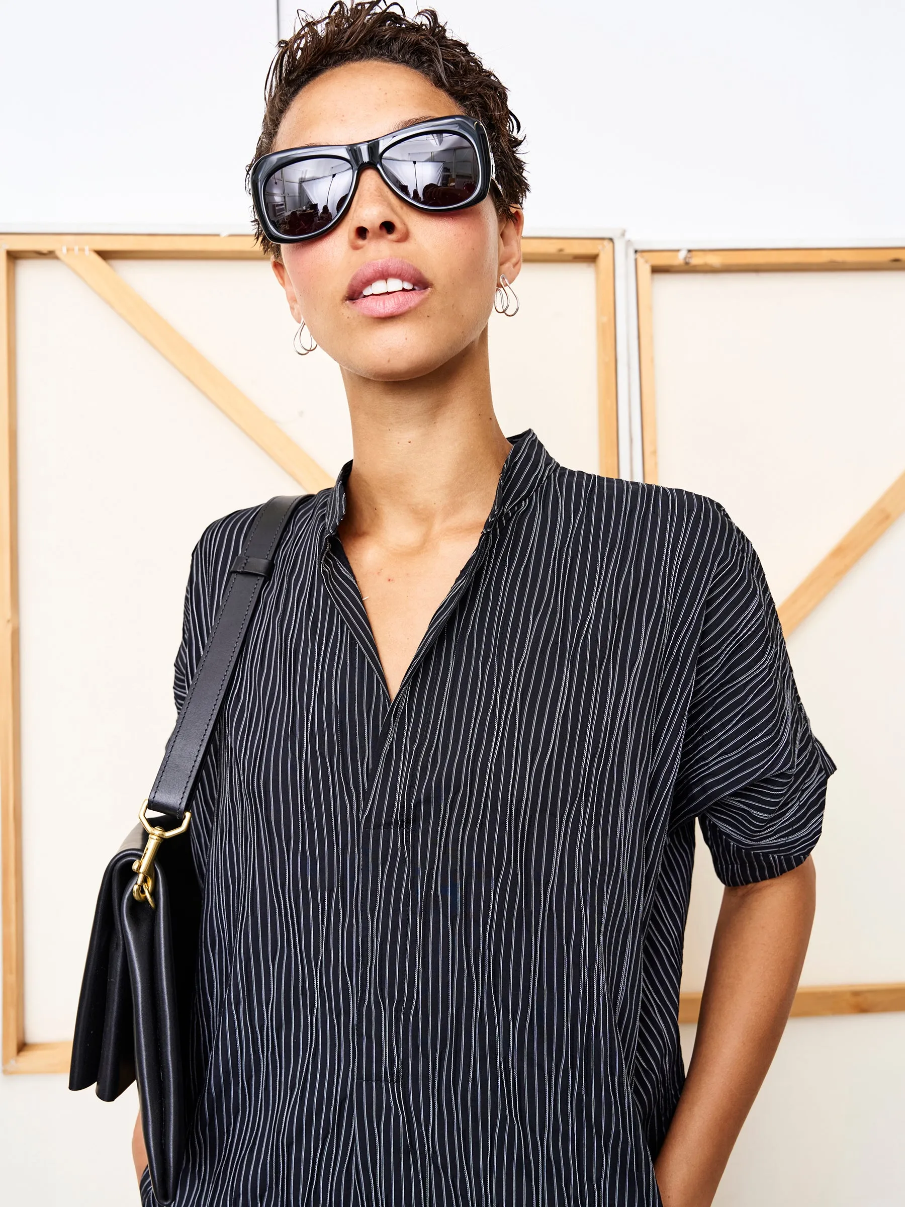 Long Aissa Shirt Dress sold by Zero + Maria Cornejo product image thumbnail 4