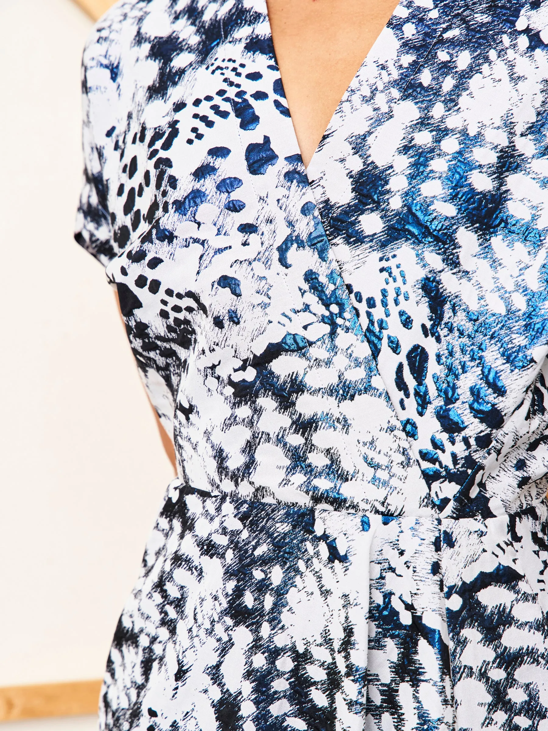 Long Aki Wave Dress sold by Zero + Maria Cornejo product image thumbnail 4