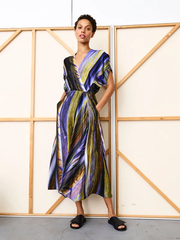 Long Aki Wave Dress made by Zero + Maria Cornejo