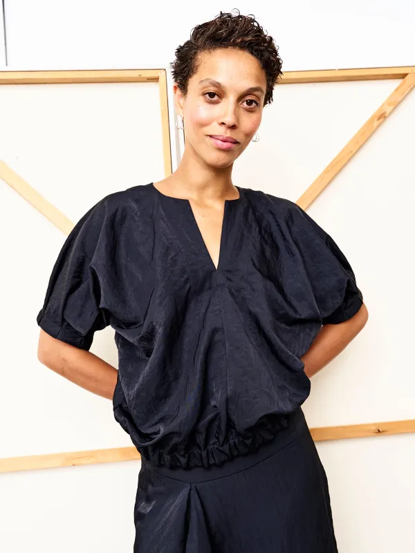 Rae Bomber Top made by Zero + Maria Cornejo